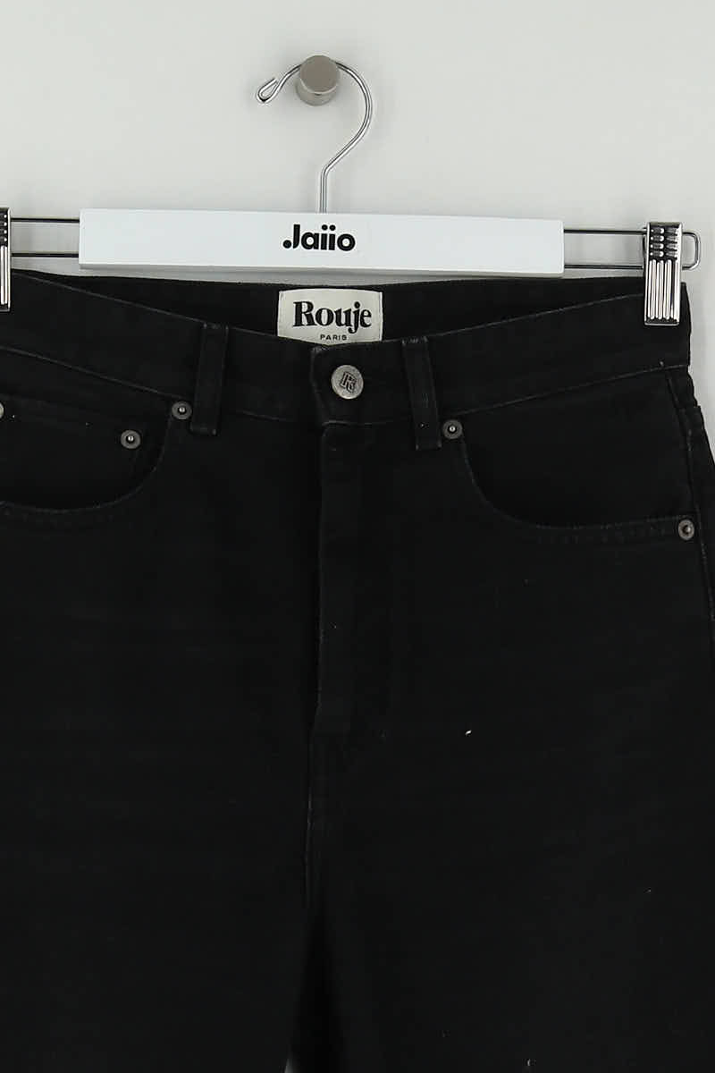 Boot-cut jeans ROUJE - Seconde Main Black