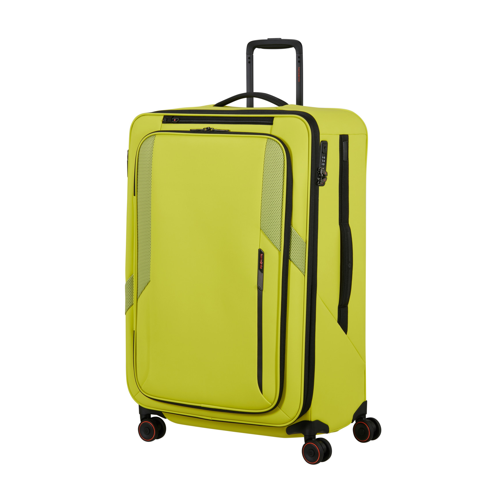 Glazed valise 4 roues taille l SAMSONITE Jaune