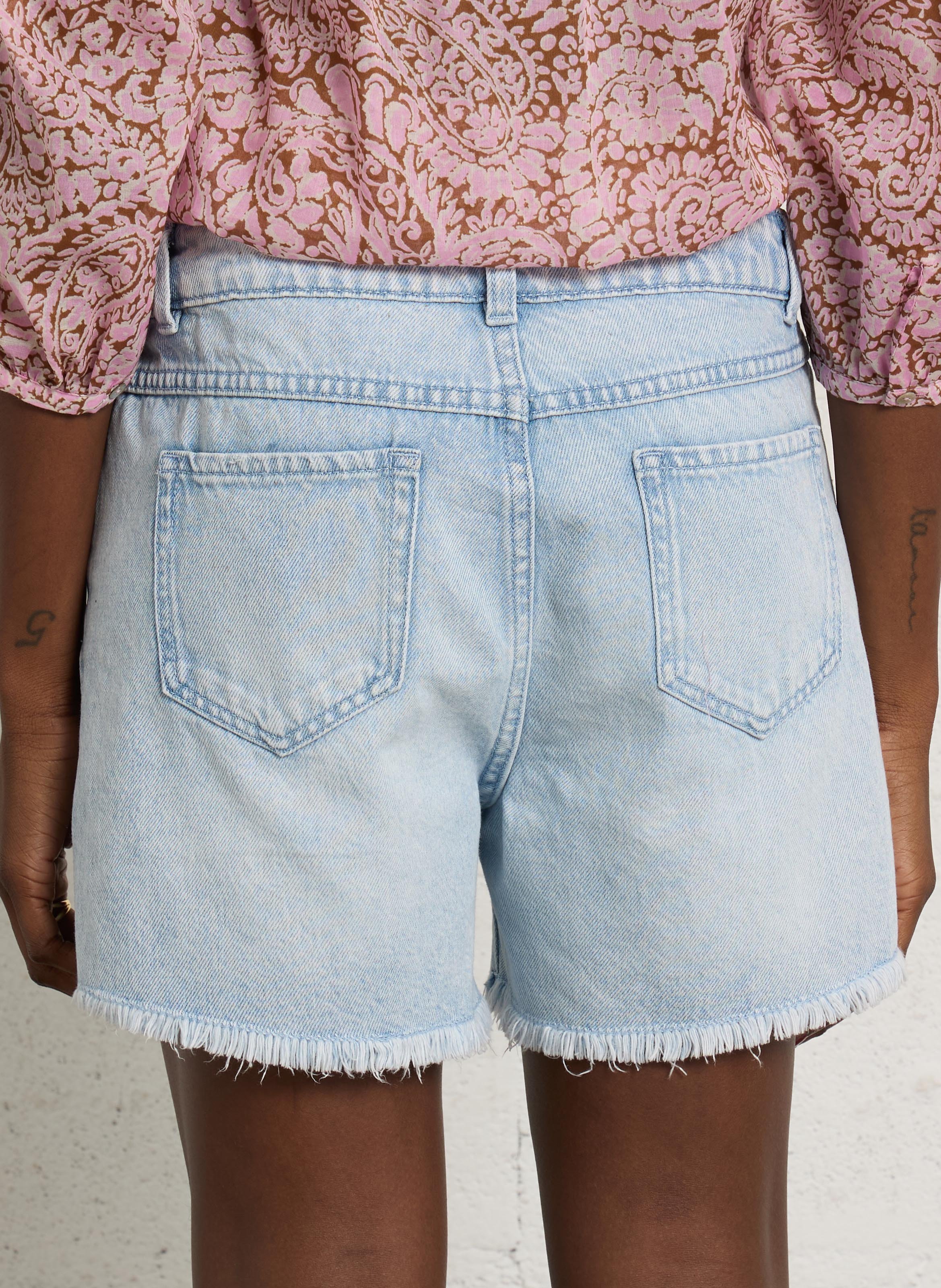 Spijkershort MAISON 123 Blauw