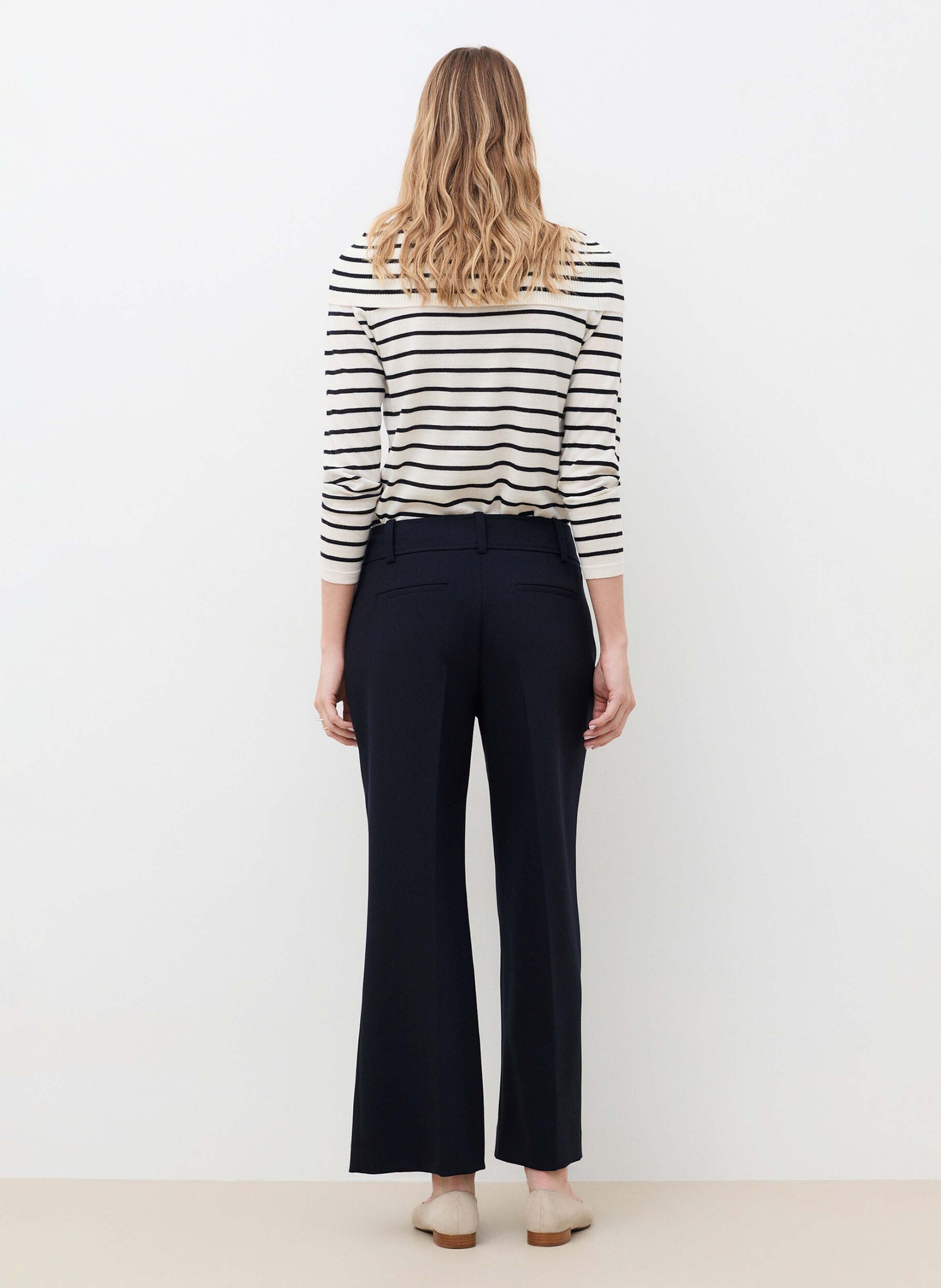 Gerade geschnittene 7/8-Hose CAROLL Blau