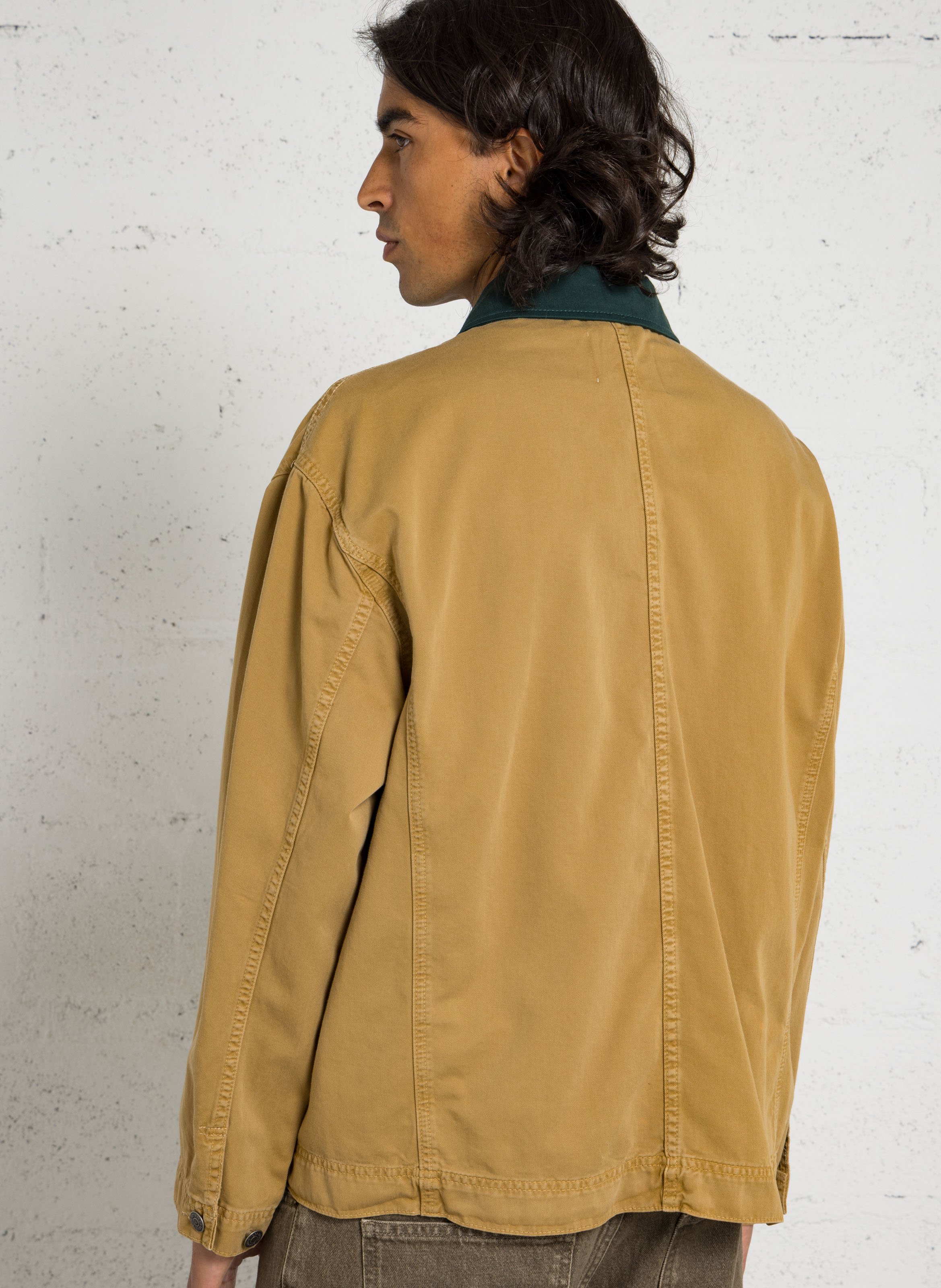 Blouson en coton col classique LES DEUX Beige
