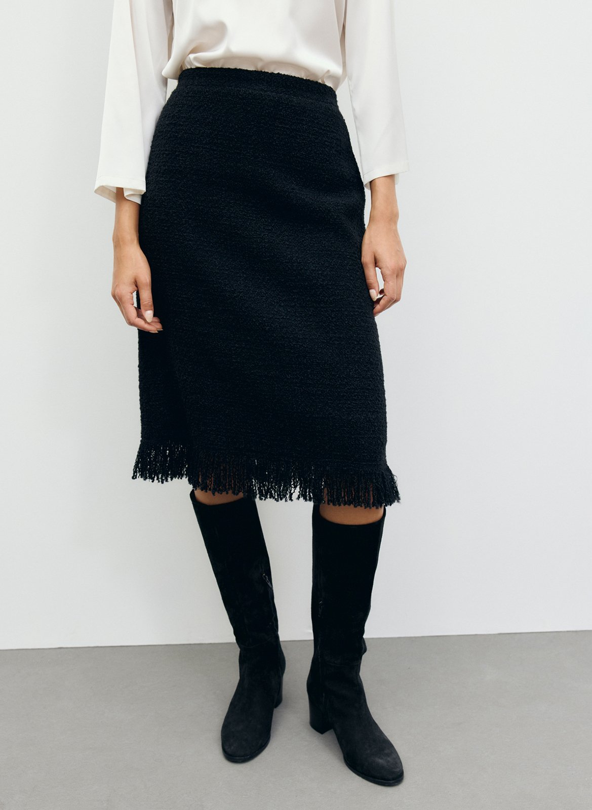Short straight skirt GERARD DAREL Black
