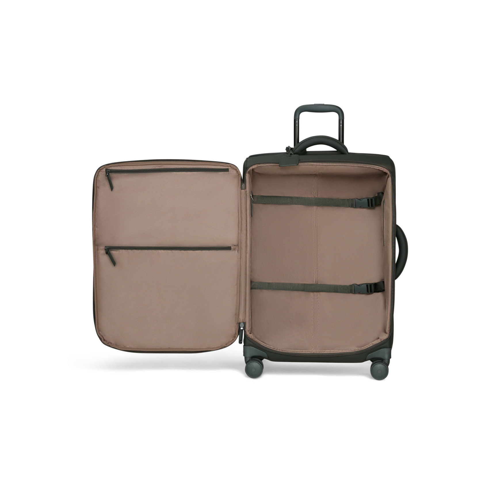 Lost in Berlin 4-wheel suitcase size M | Khaki LIPAULT Women