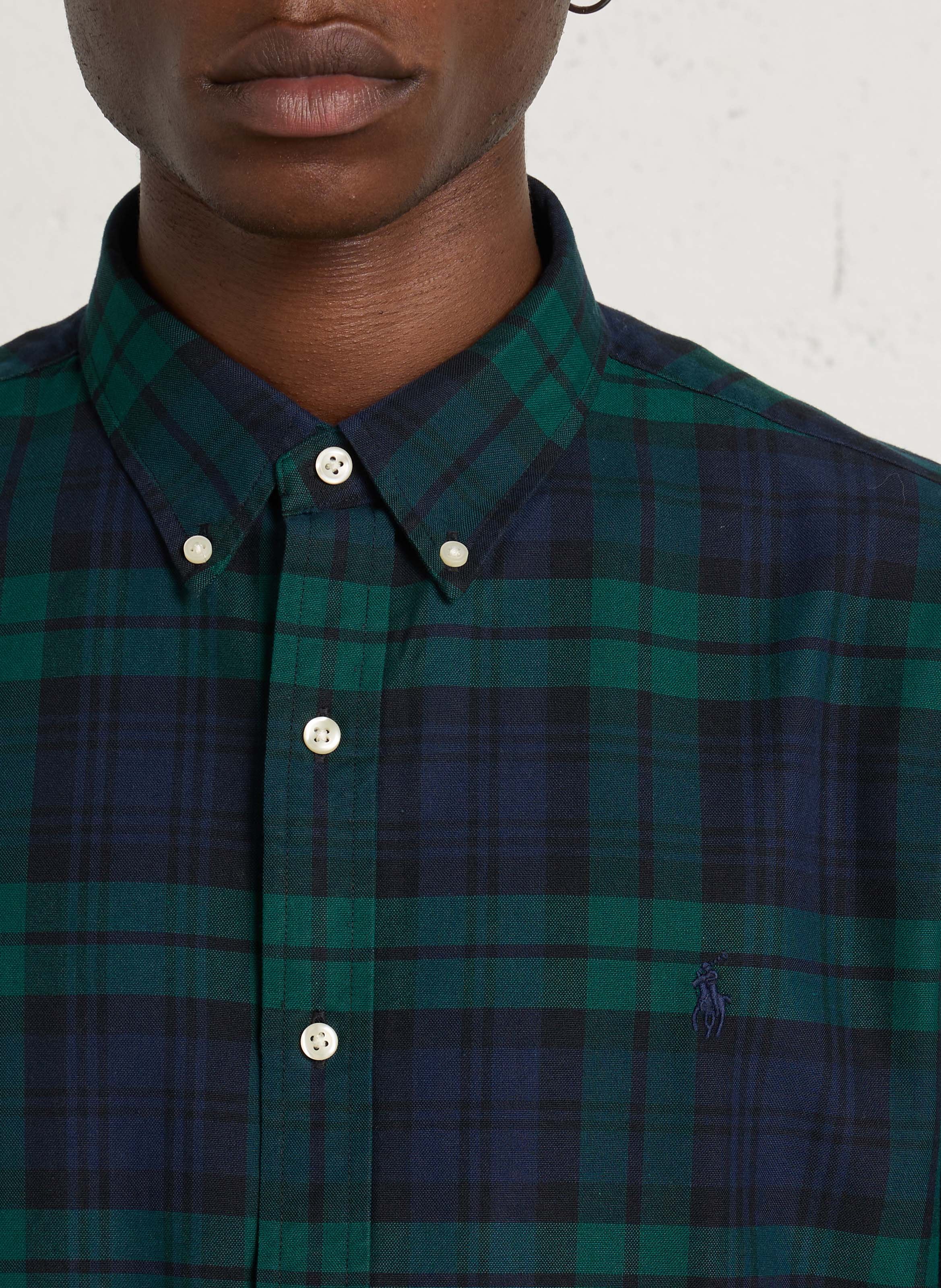 Gerade geschnittenes Karohemd POLO RALPH LAUREN Blau