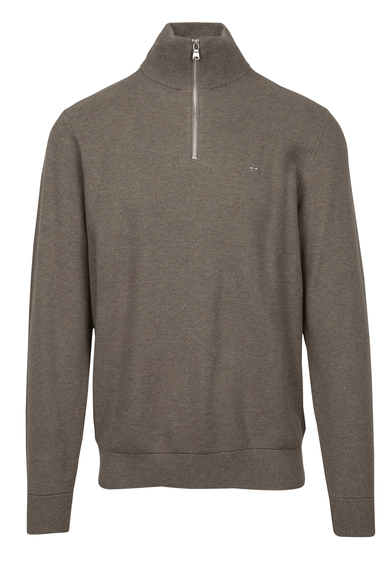 Pull col montant zippé droit uni EDEN PARK