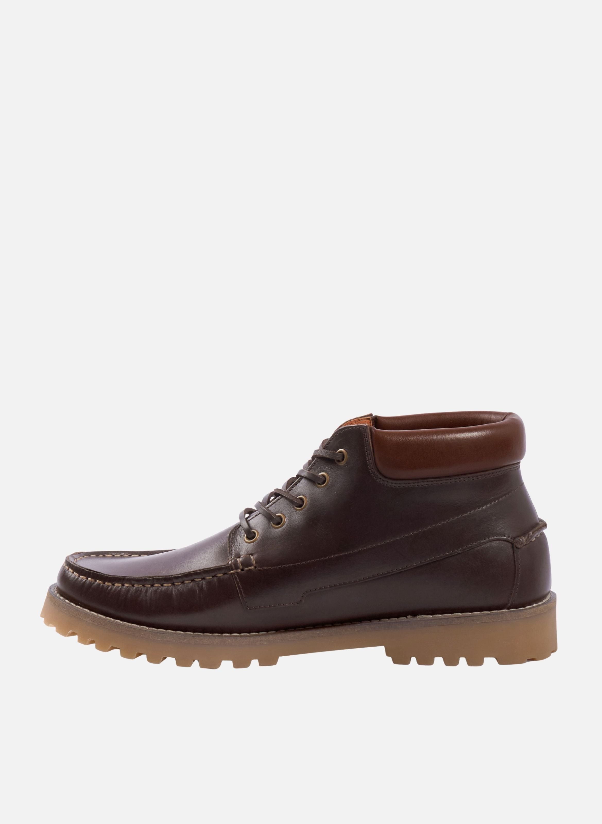 Boots bateau crampons tom cuir JULES & JENN Marron