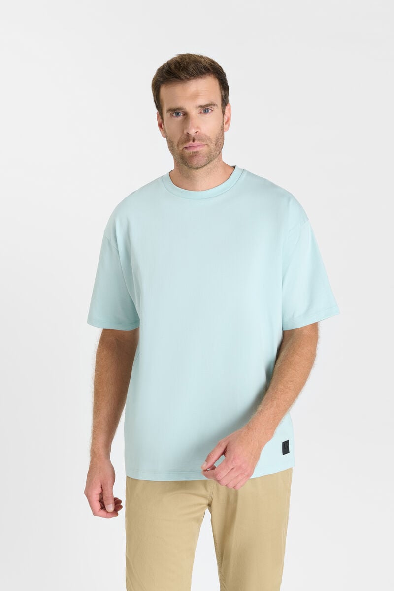 Round-neck T-shirt LE TEMPS DES CERISES Blue