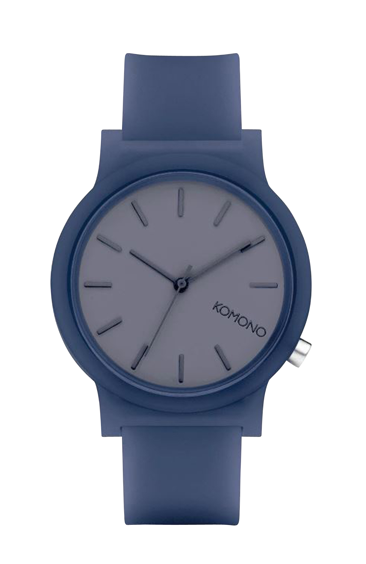 Watch with silicone strap BlueKOMONO