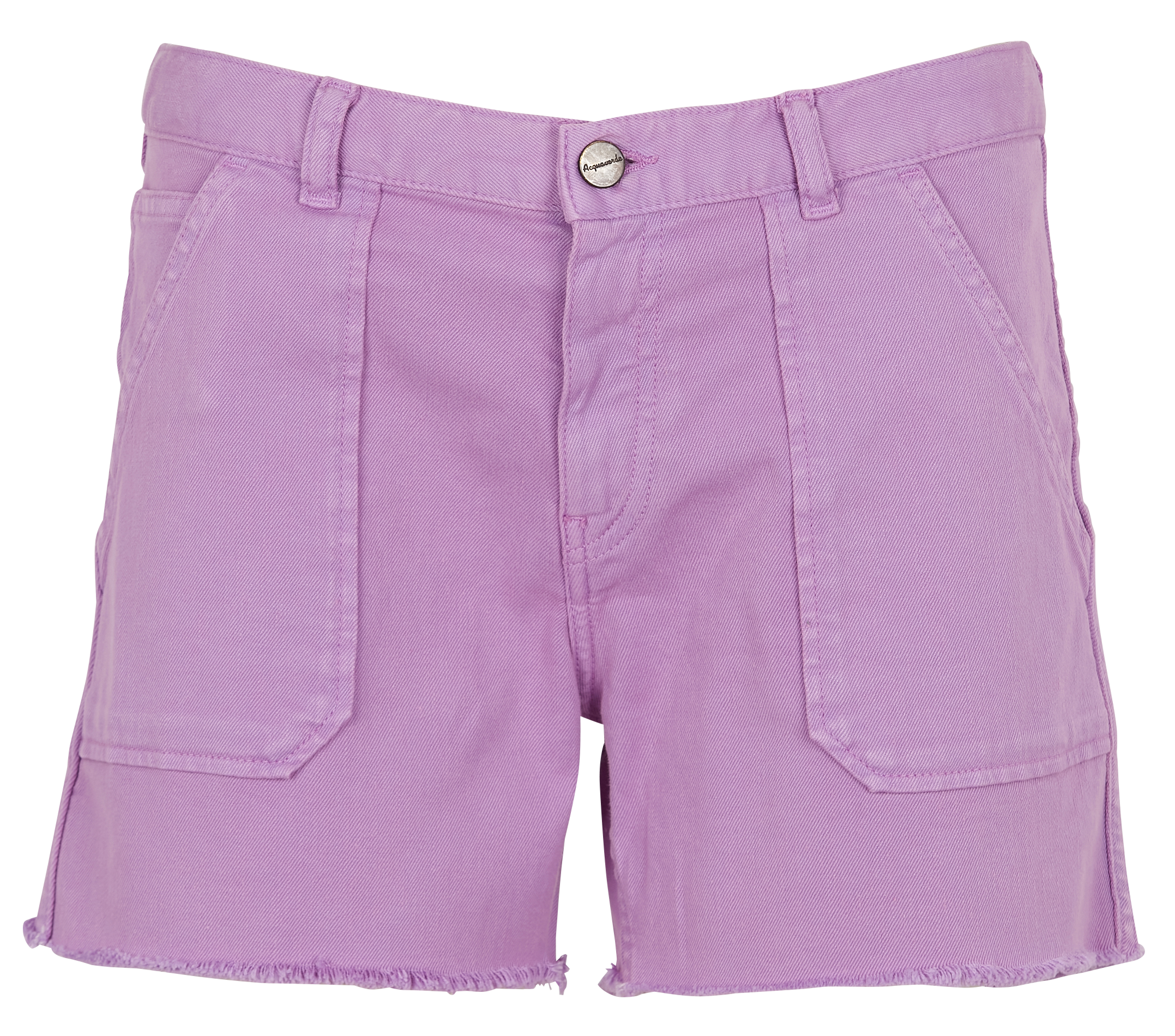 Short droit en denim stretch  ACQUAVERDE Violet