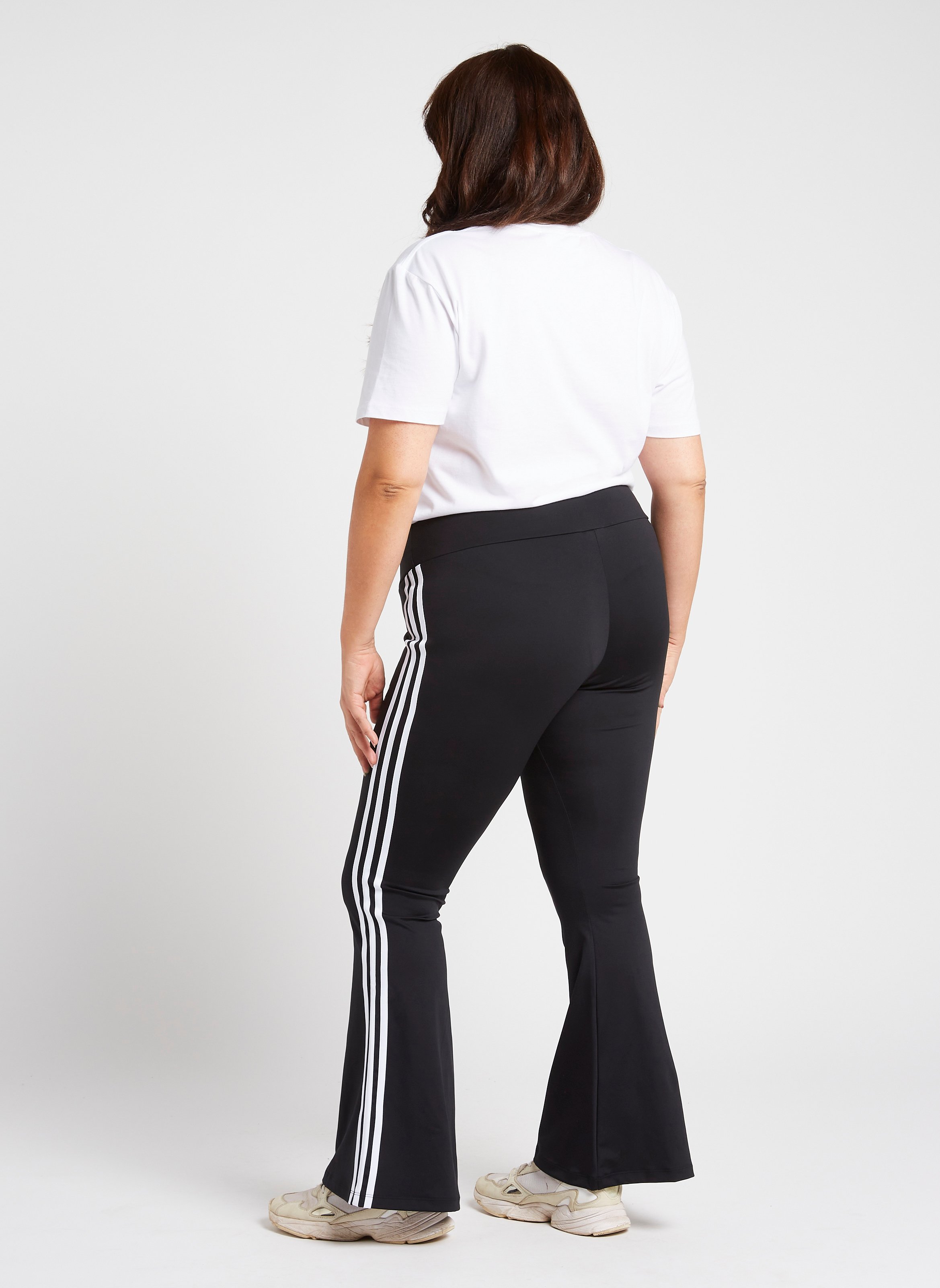 Legging évasé en fibres recyclées mélangées ADIDAS Noir