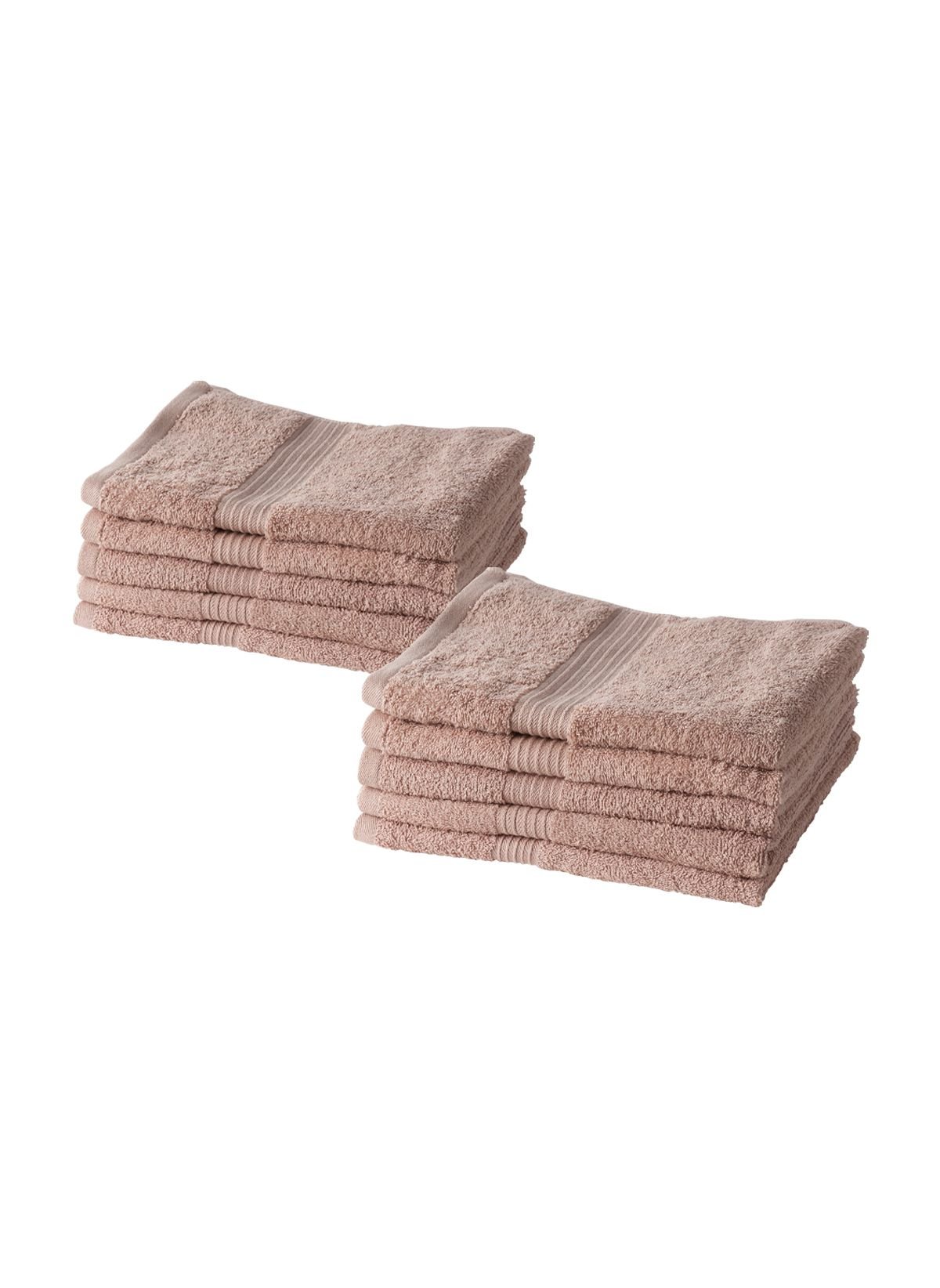 Set of 10 cotton bath towels TODAY LINGE DE MAISON