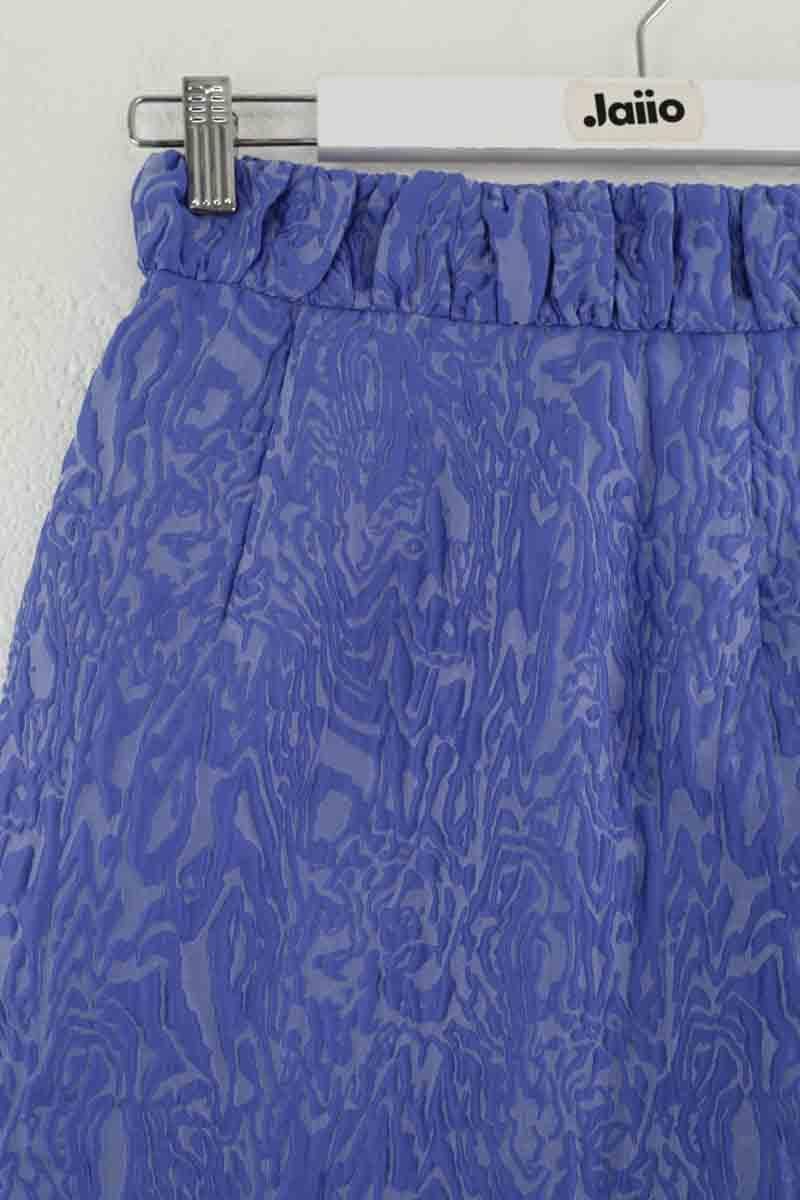 Blue mini skirt GANNI - Seconde Main Blue