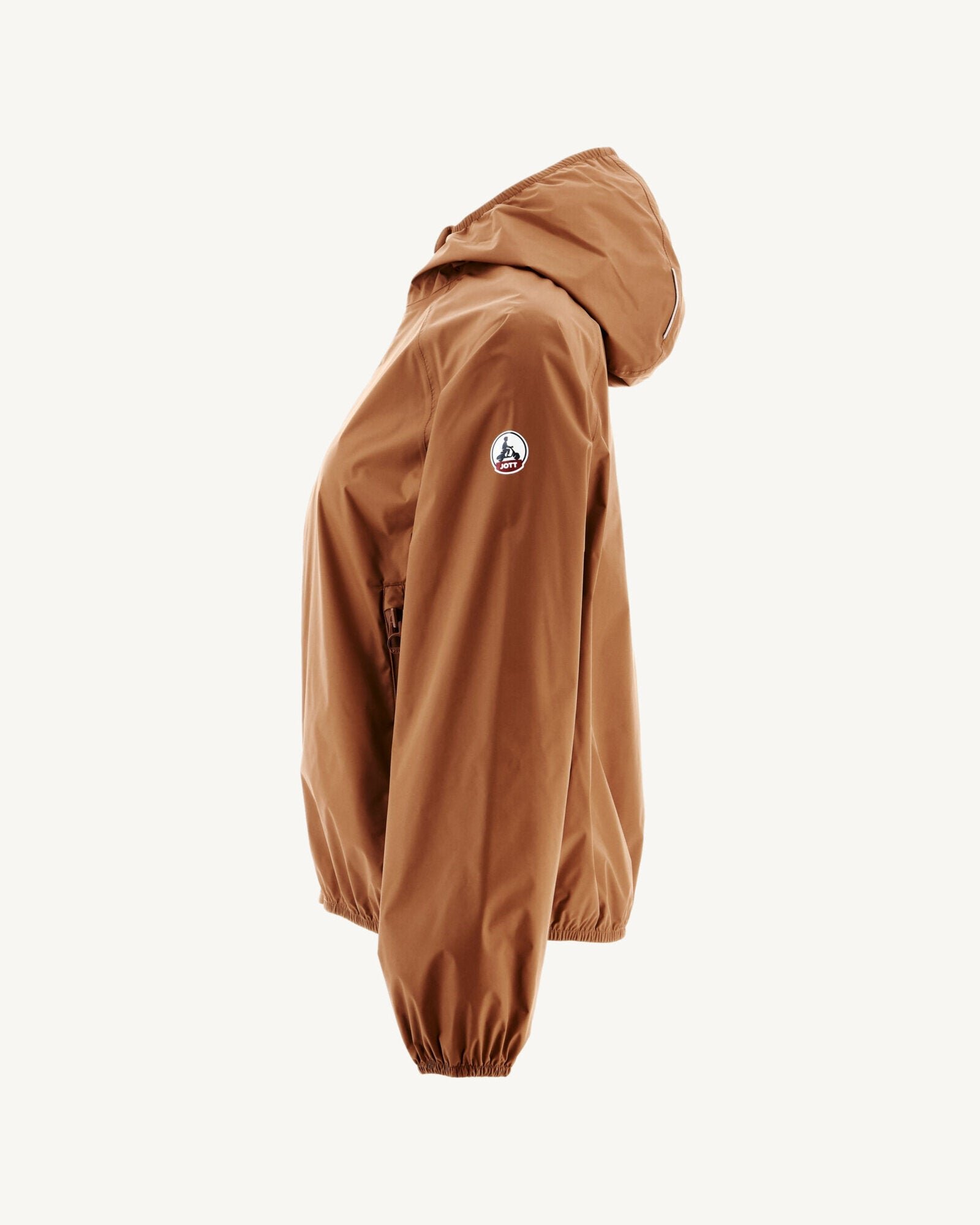 Foldable waterproof jacket Singapore JOTT Brown