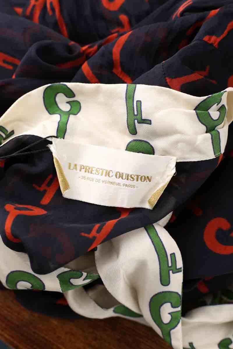 Silk blouse LA PRESTIC OUISTON- Seconde Main Blue