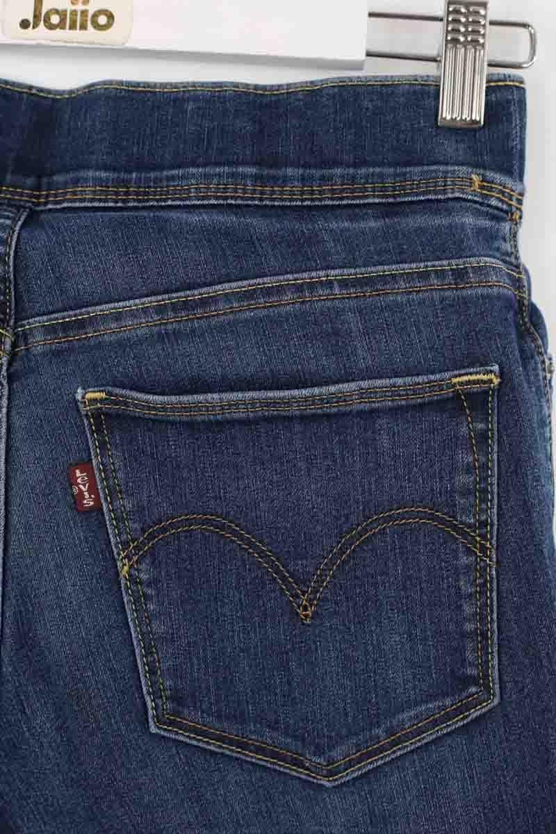 Cotton straight jeans LEVI'S - Seconde main Blue