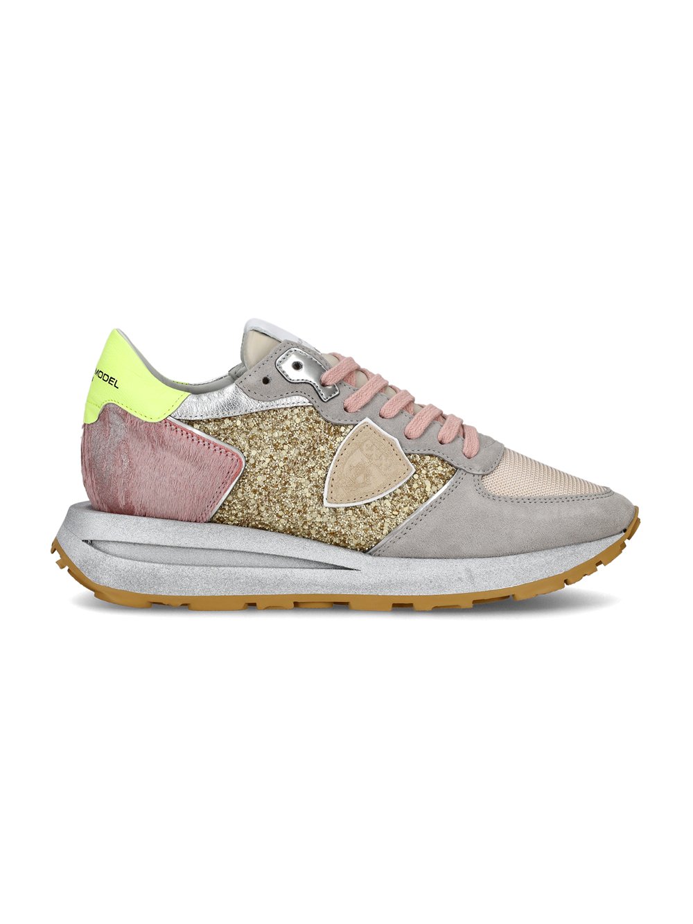 Tropez High Running Sneakers PHILIPPE MODEL Golden