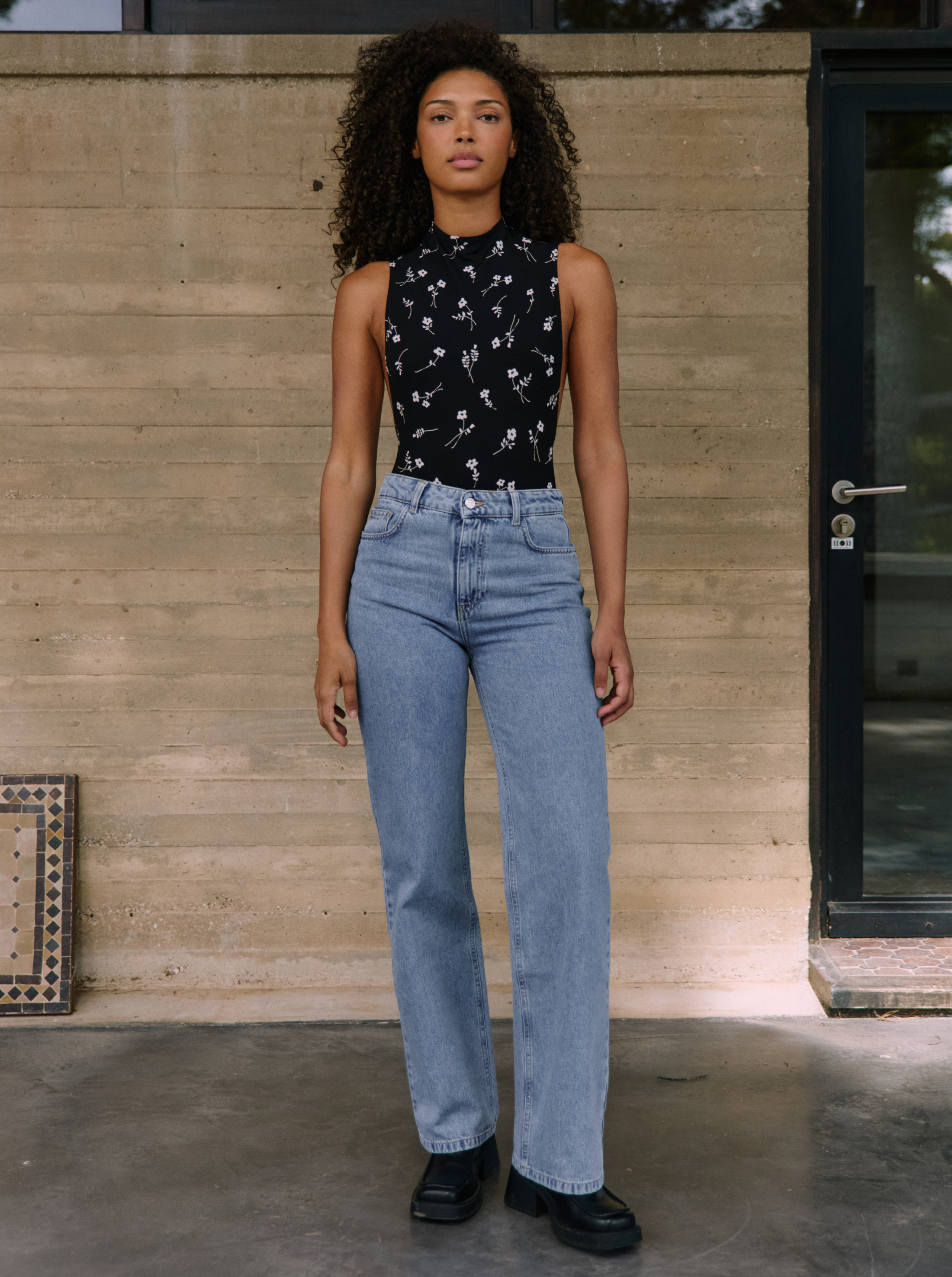 Jean wide leg light blue NOO Bleu