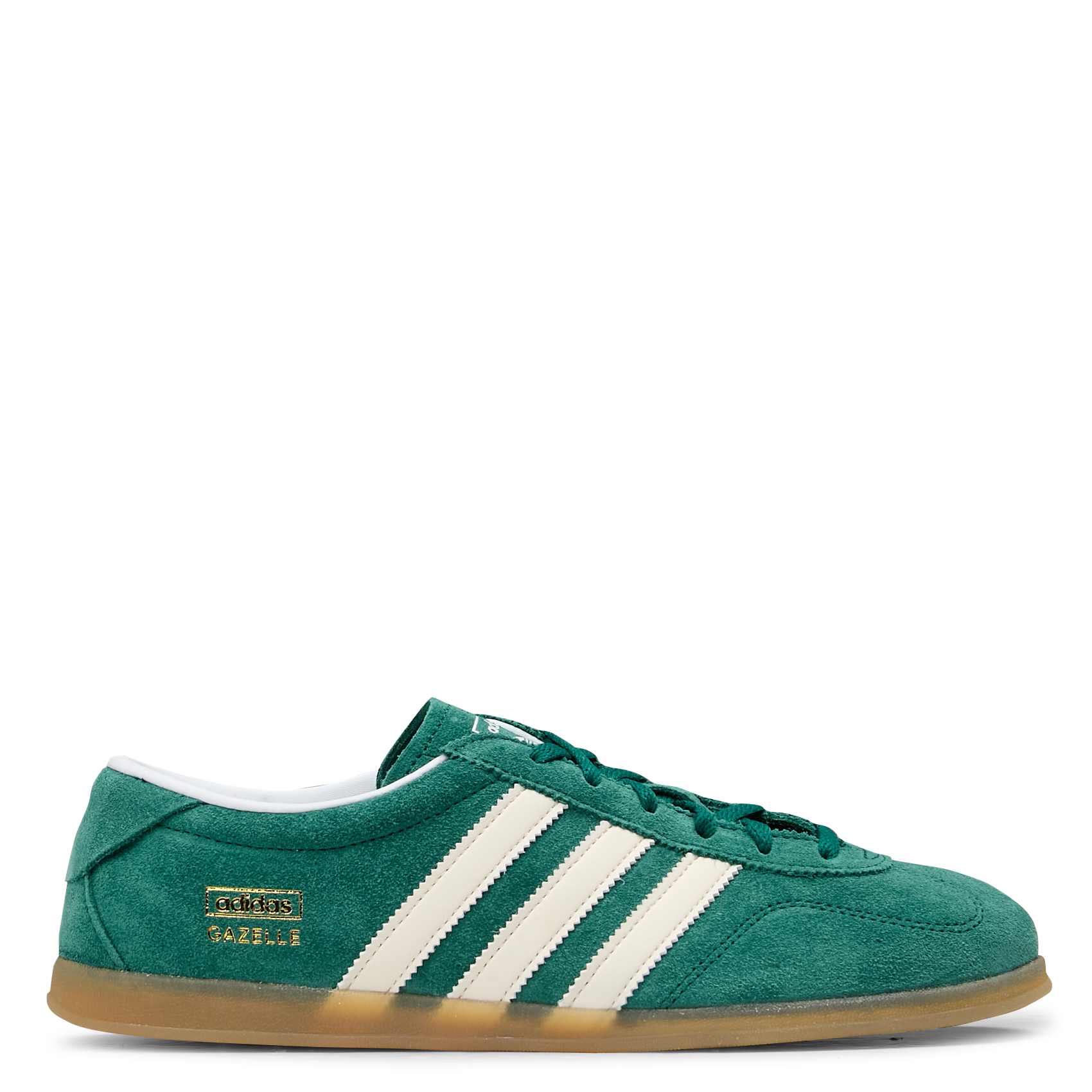 Suede leather low-top sneakers ADIDAS Green
