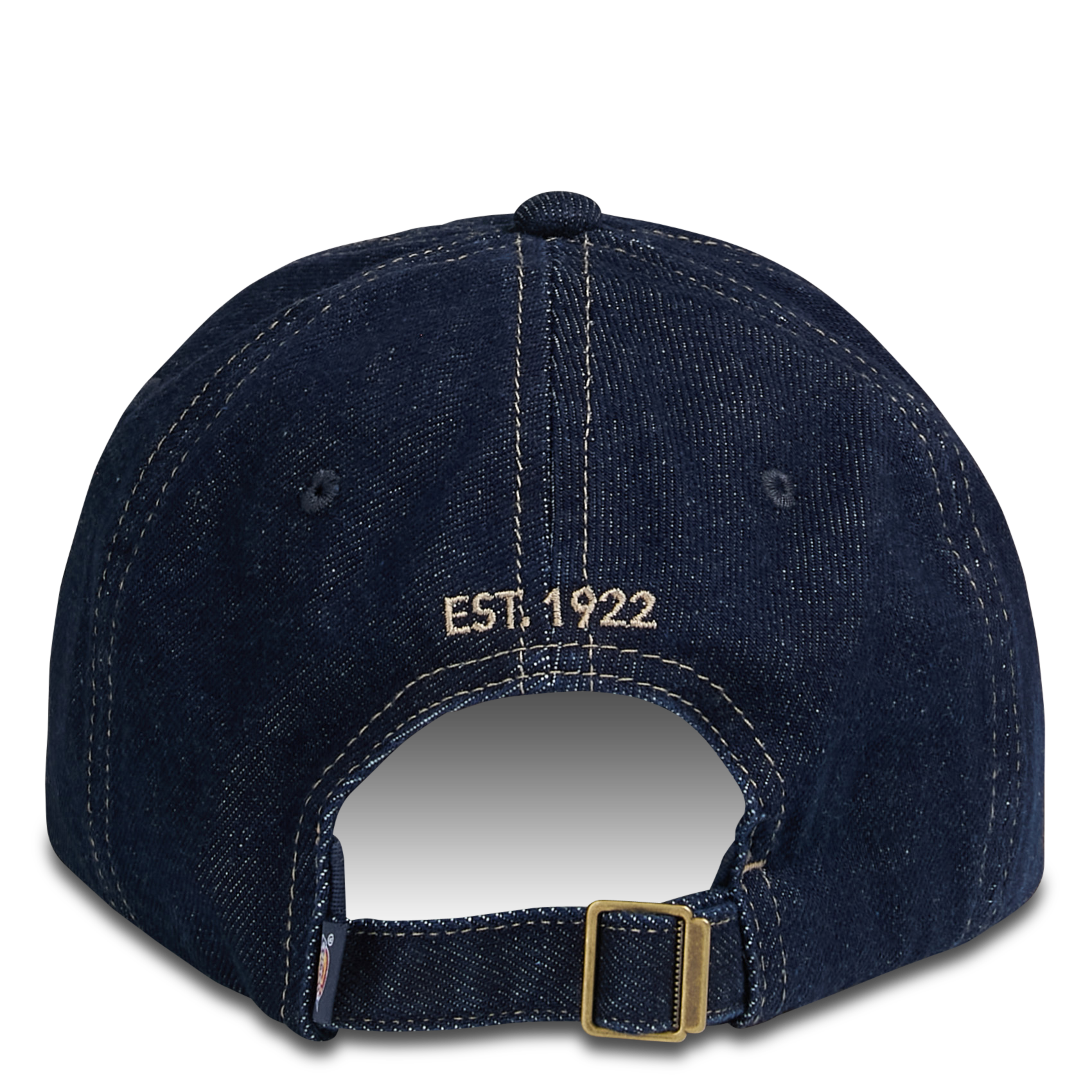 Katoenen denim pet DICKIES Blauw