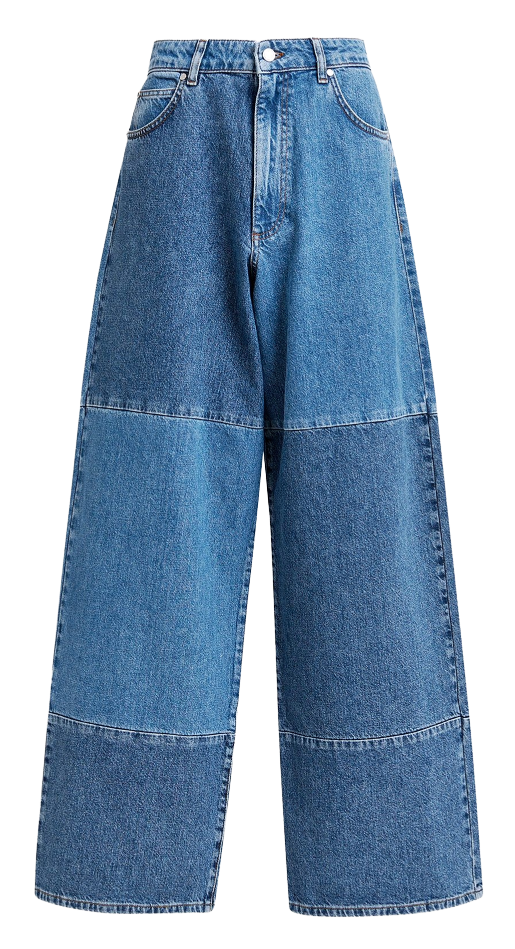 Jean large en coton bio et coton recyclé ESSENTIEL ANTWERP Bleu