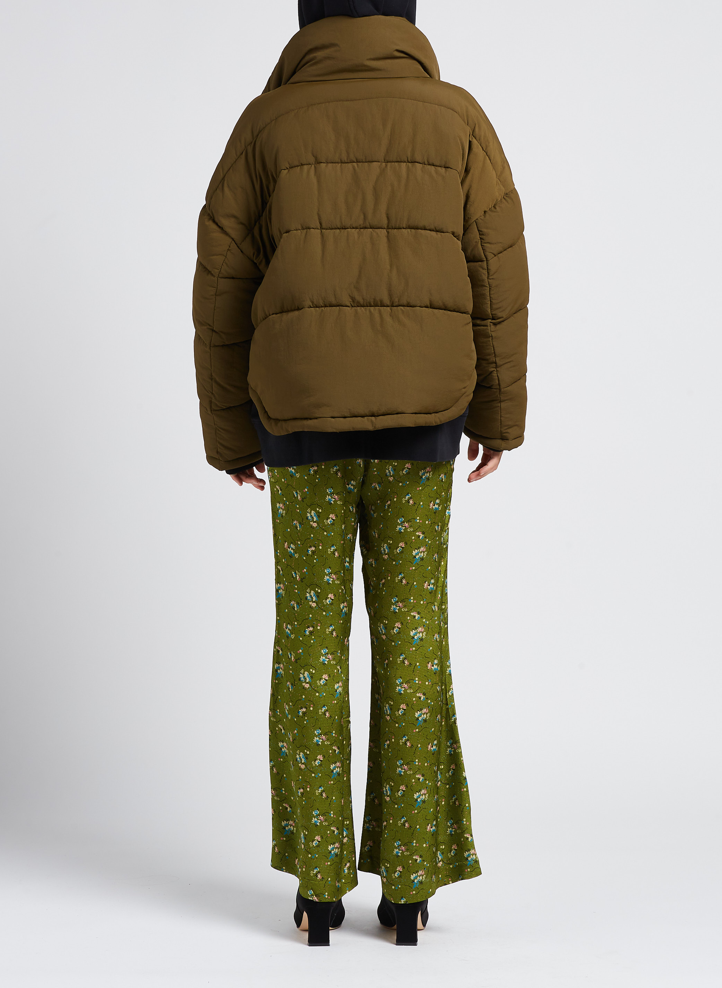 Doudoune oversize col montant  OOF Kaki