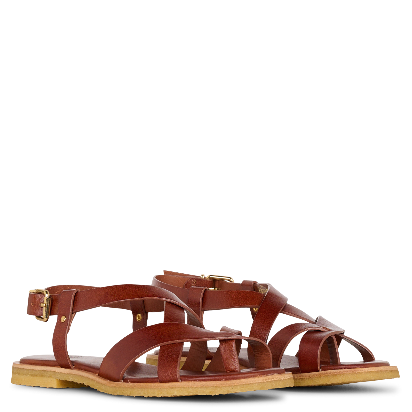 Zehentrenner aus Leder BILLI BI Braun