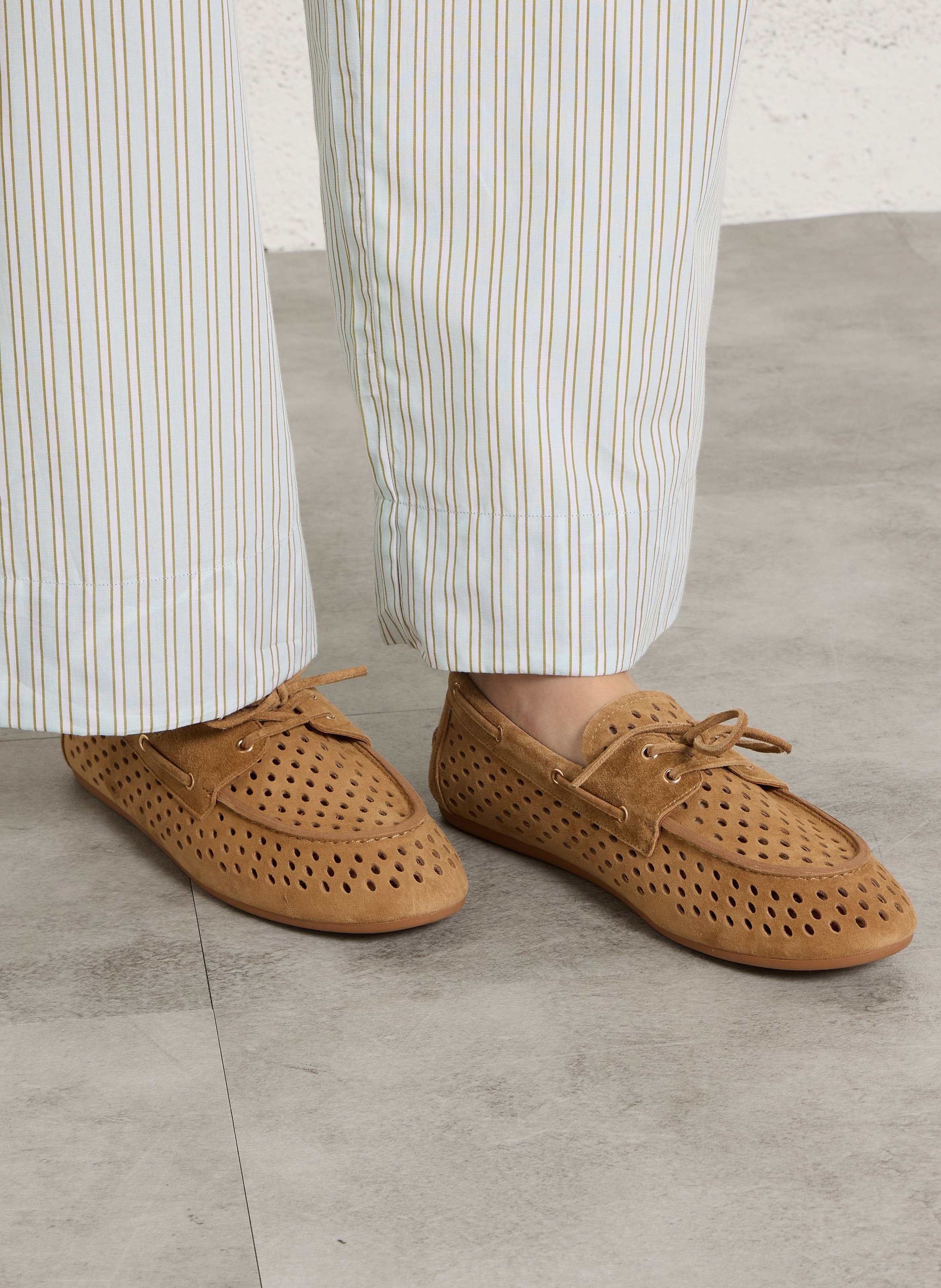 Derbies en cuir TORAL Marron