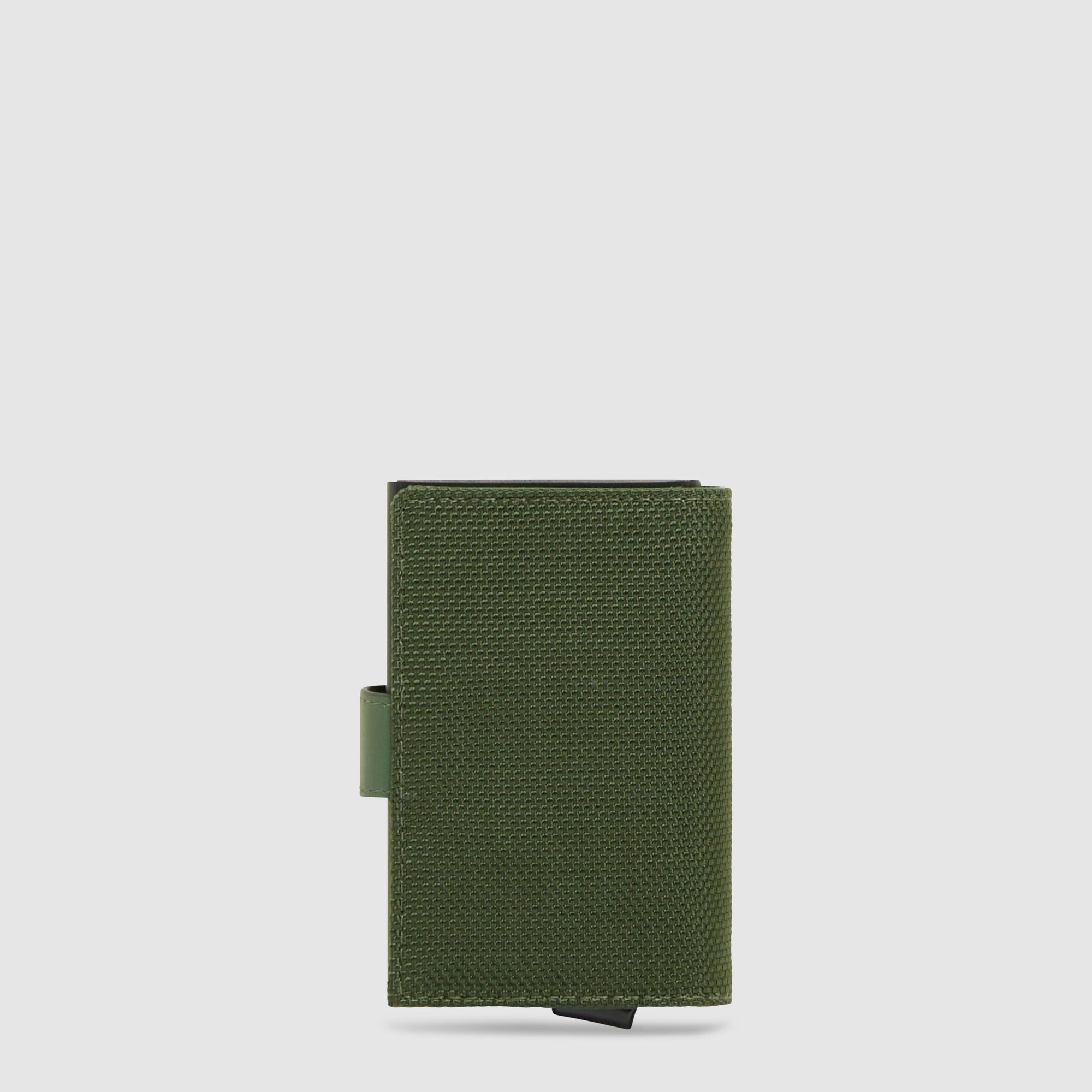 Automatic pop-up cardholder PIQUADRO Green