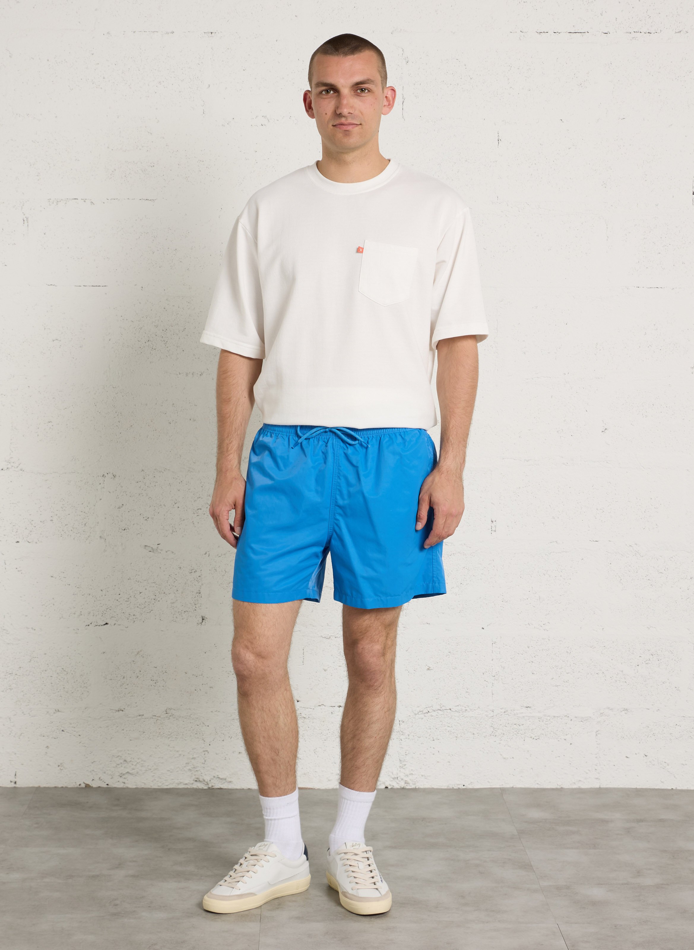 Short de bain droit COLORFUL STANDARD Bleu