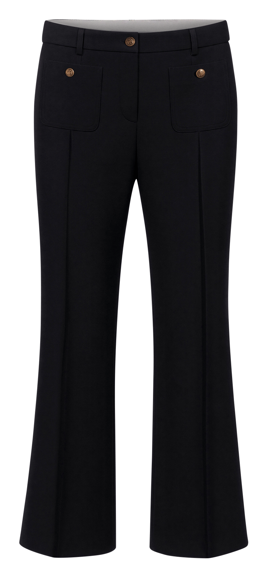 Flared broek PABLO Zwart