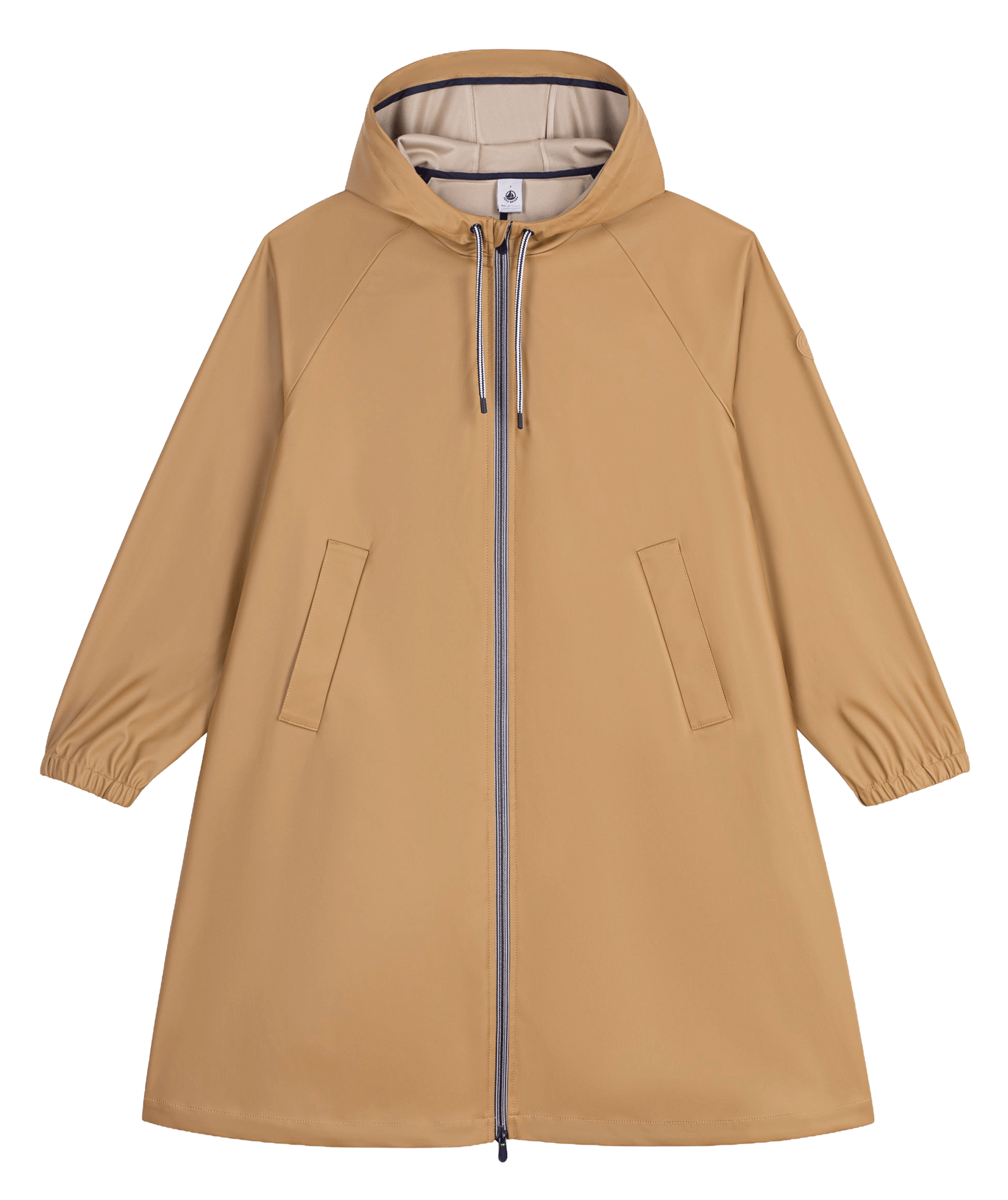 Oversized hooded parka PETIT BATEAU Beige