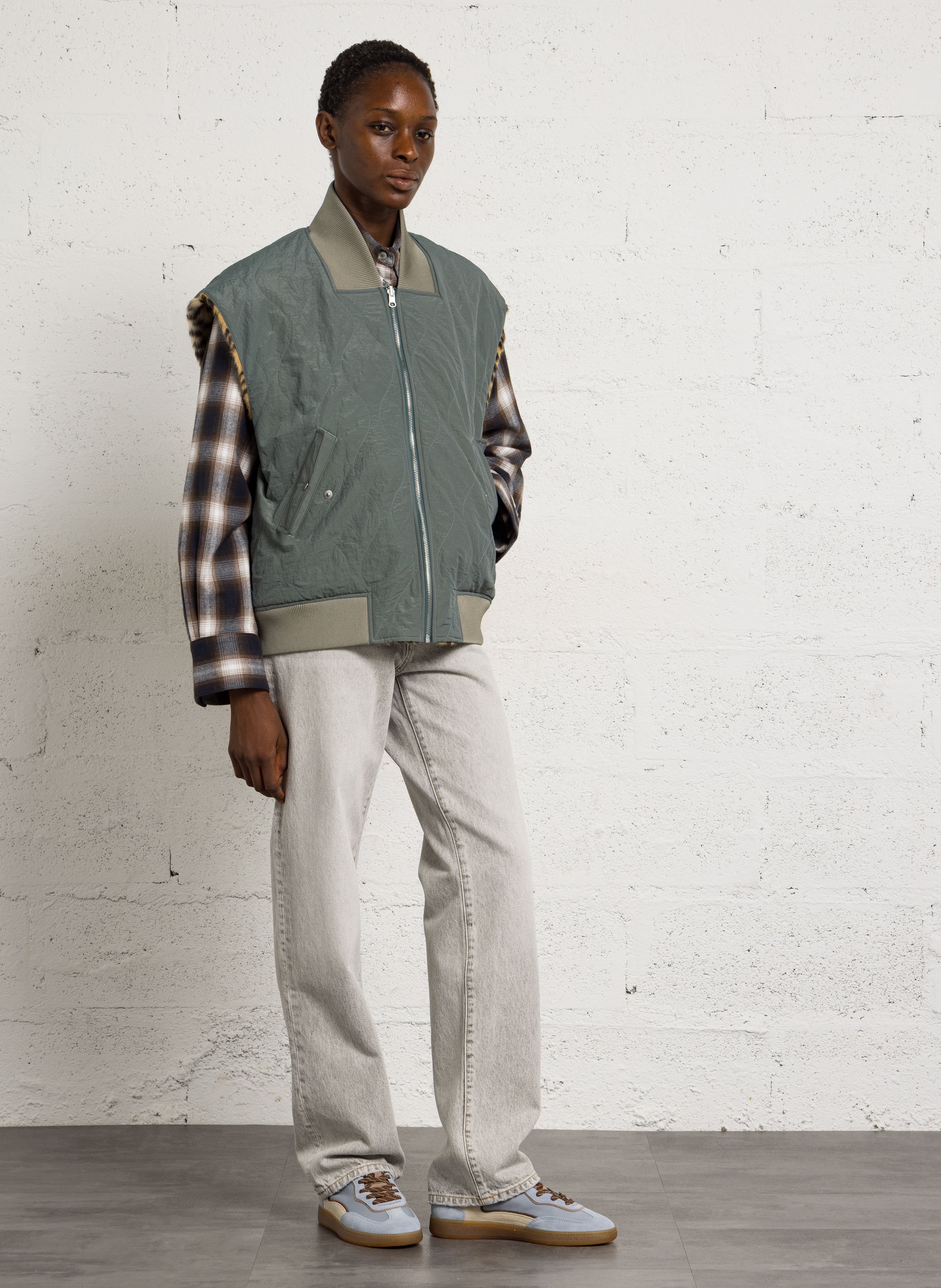 Jacke mit Stehkragen BELLEROSE Khaki