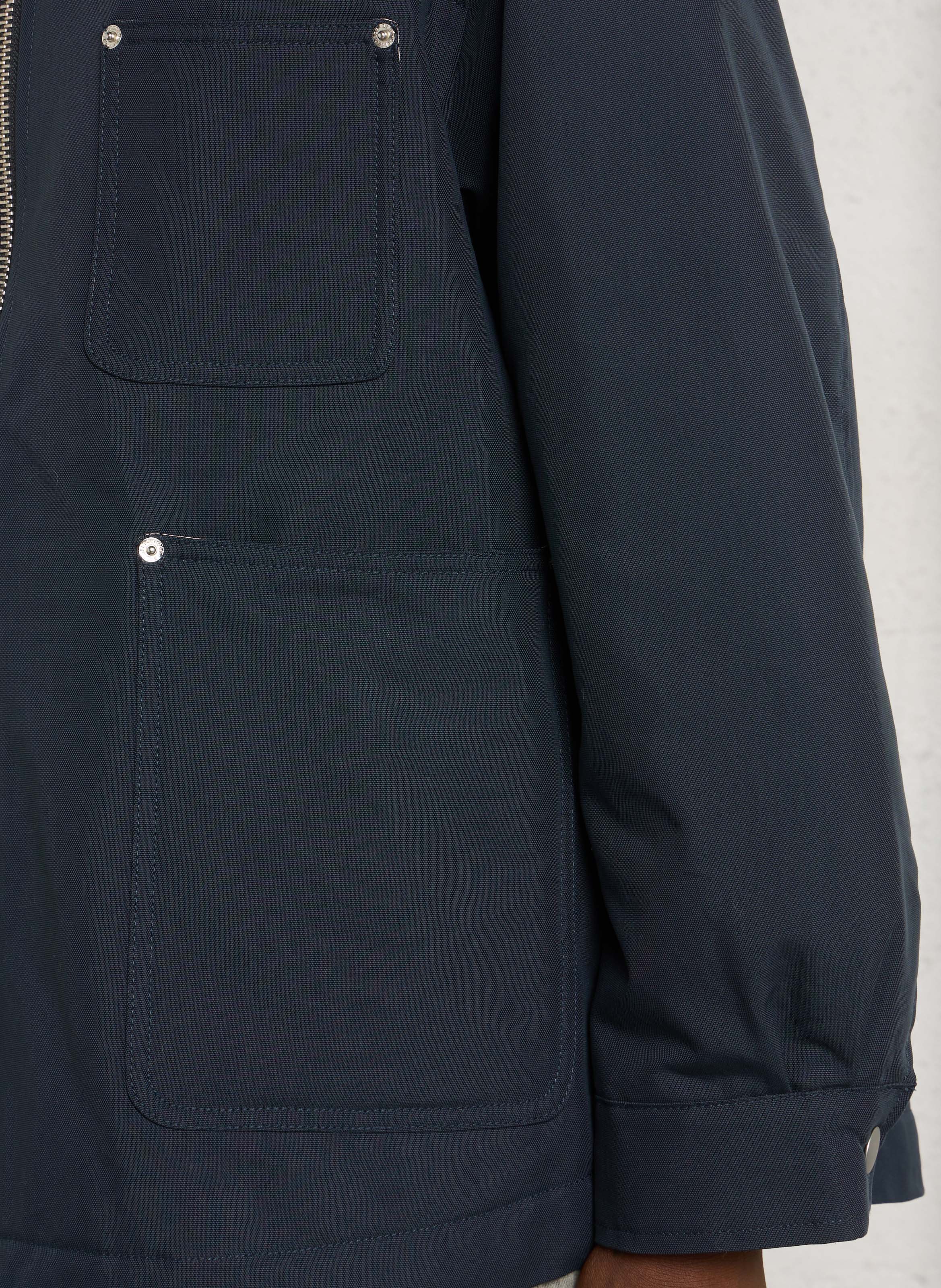 Cotton-blend jacket with classic collar BELLEROSE Blue