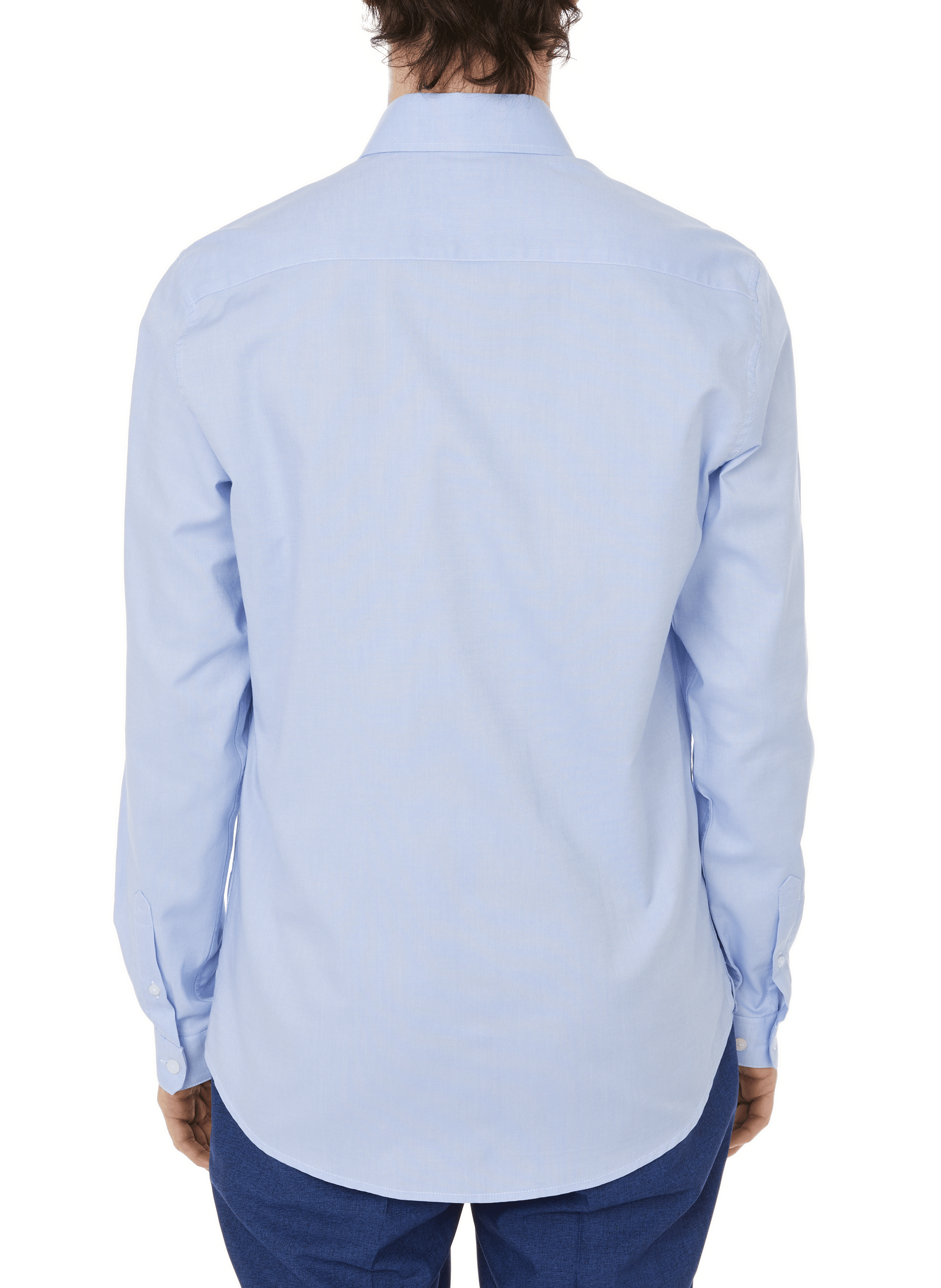 Slim-fit Kugan-S cotton shirt AU PRINTEMPS PARIS Blue