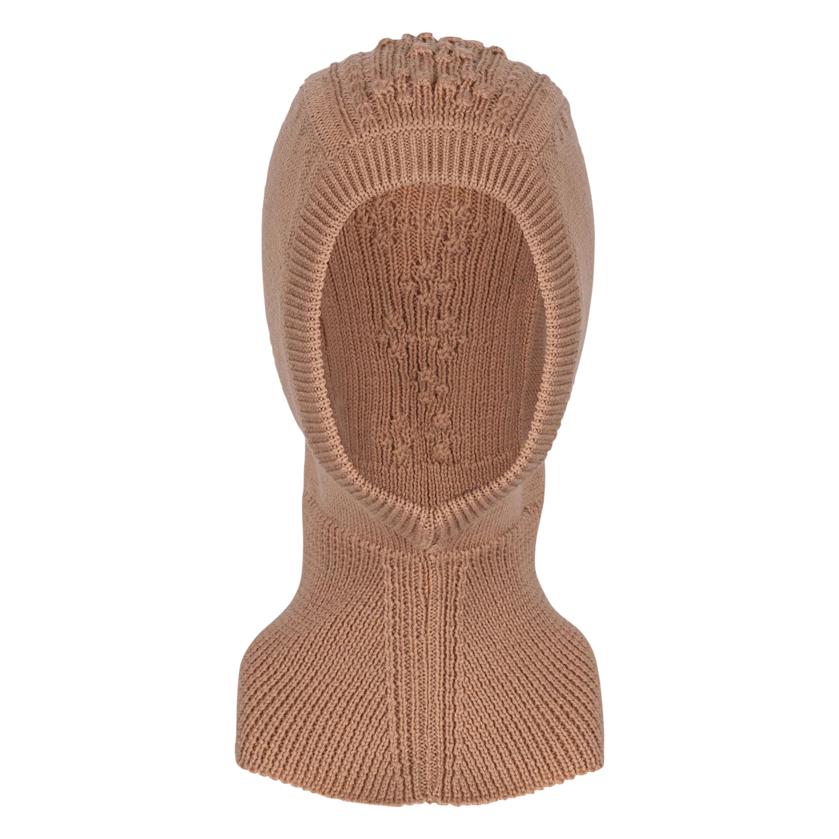 Kapuzenmütze aus Wolle KONGES SLOJD Braun