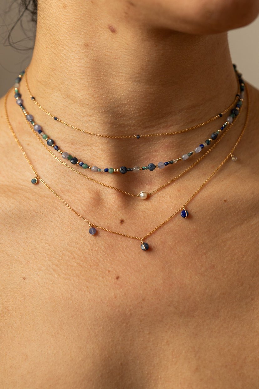 Venus Necklace - Azure YAY Blue