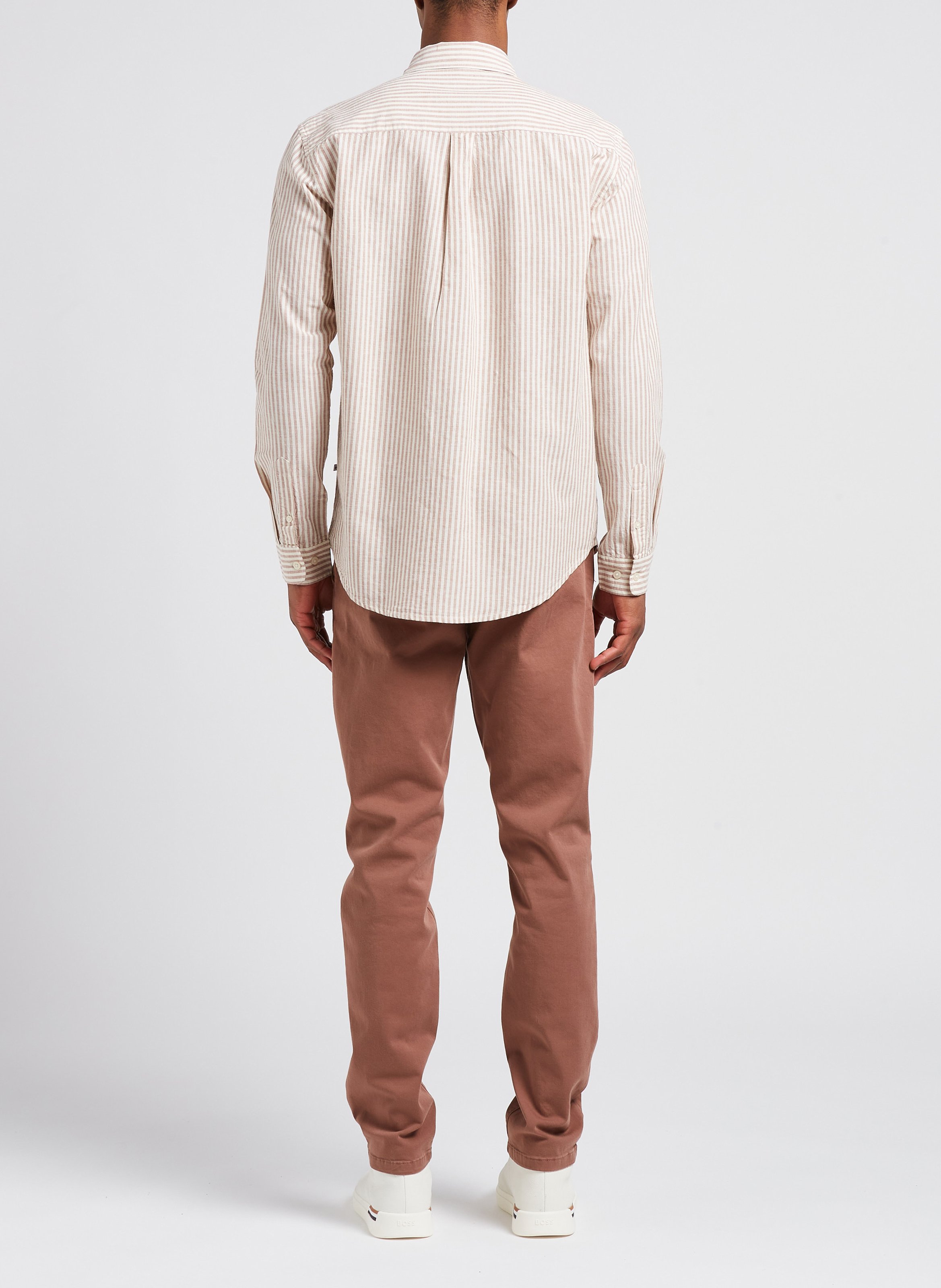 Straight-leg organic cotton-blend pants MINIMUM Multicolored