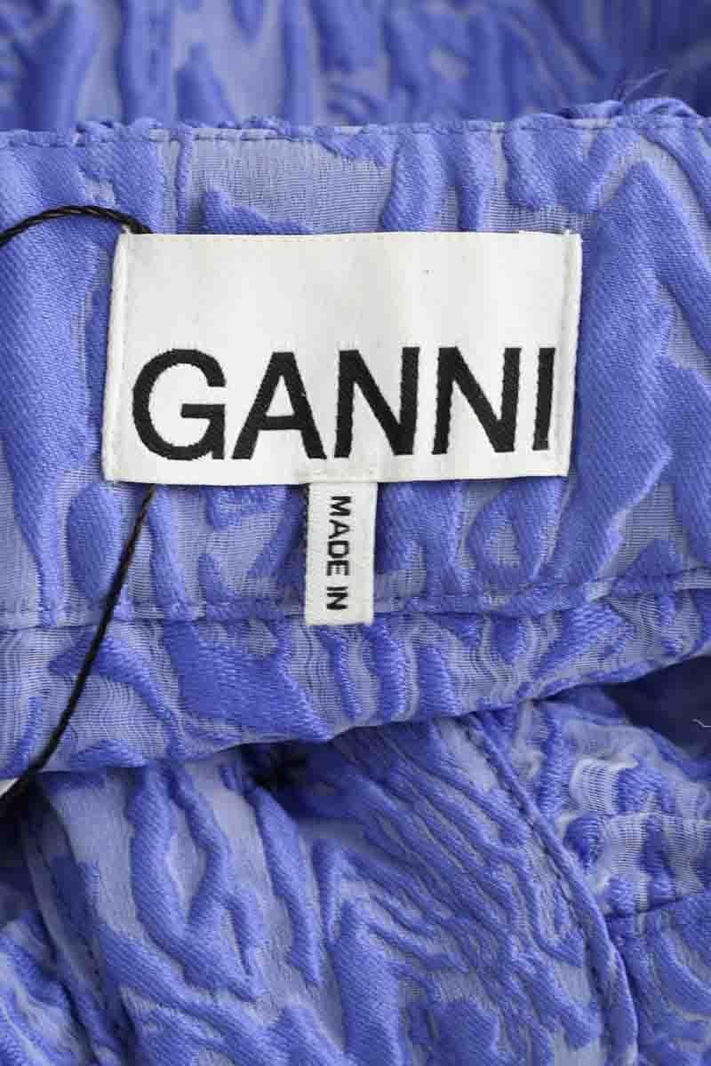 Blue mini skirt GANNI - Seconde Main Blue