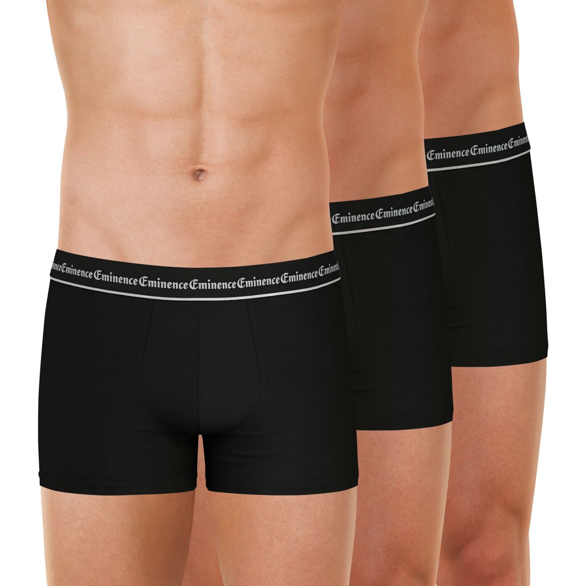 Boxer shorts, pack of 3, business EMINENCE Black