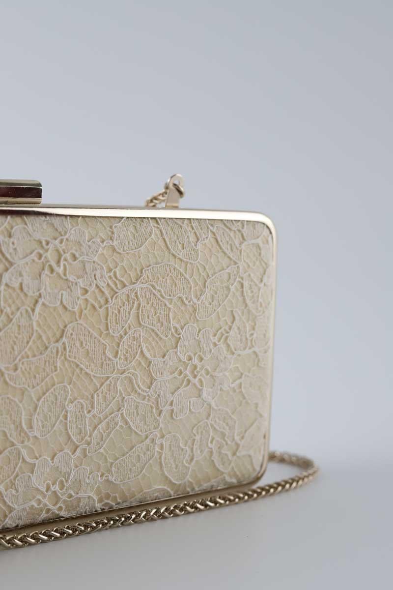 Leather messenger bag LK BENNETT - Seconde Main Beige