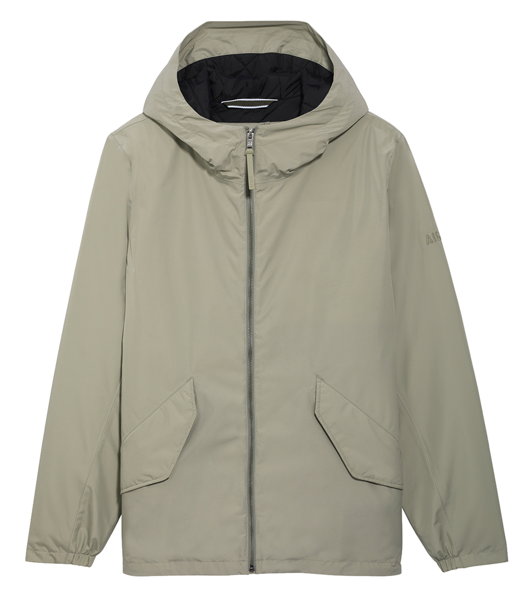 Veste droite rembourrée à capuche AIGLE Vert