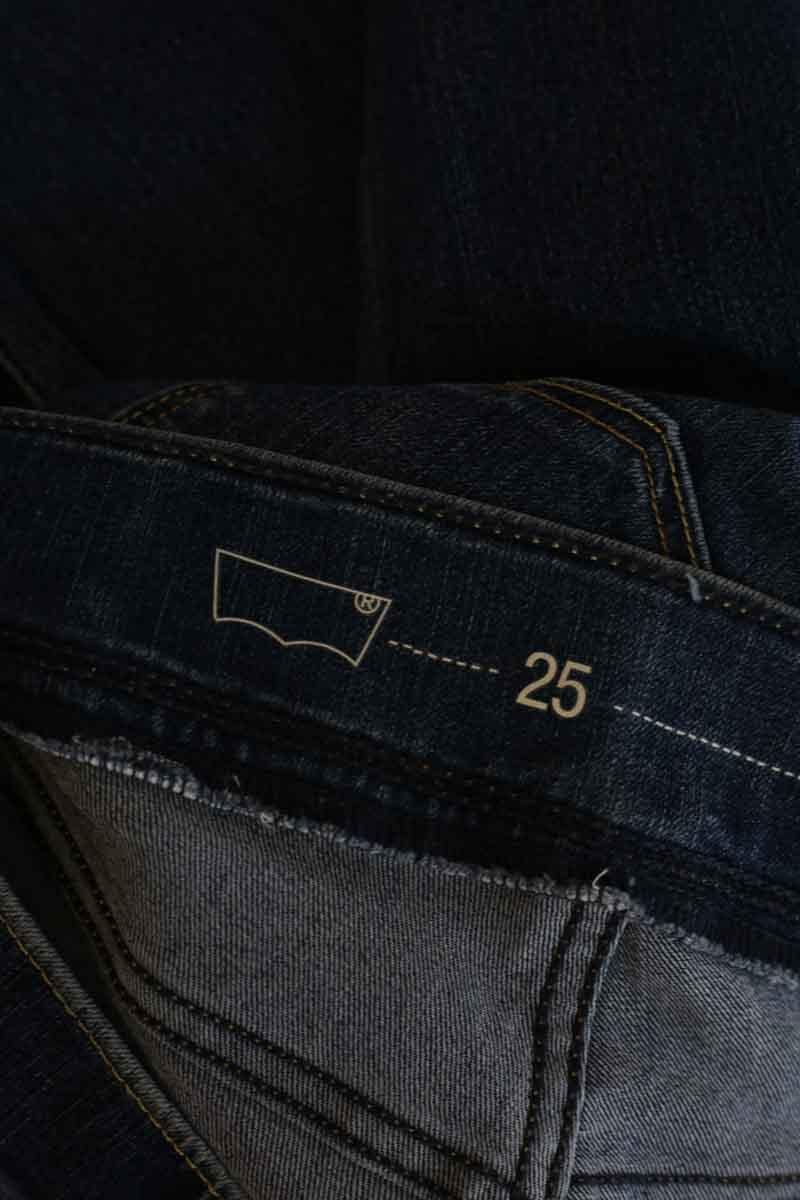 Cotton straight jeans LEVI'S - Seconde main Blue