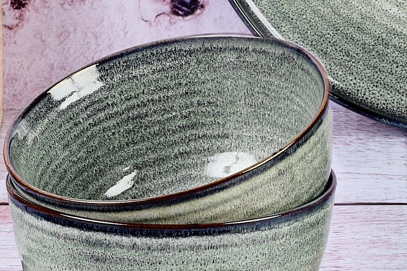 Bol zen ø14cm - 6 pièces - natural BJORN Gris