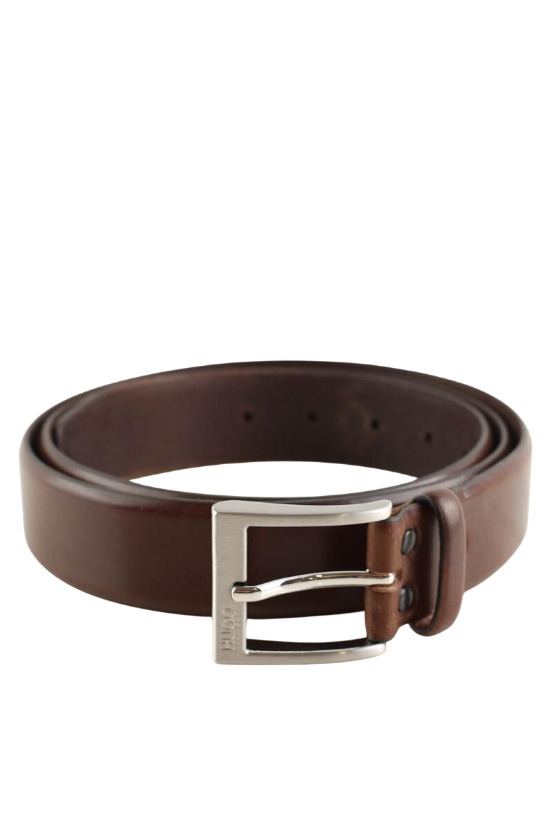 - Buckle closure. - Width: 3 cm.  BOSS - SECONDE MAIN Brown