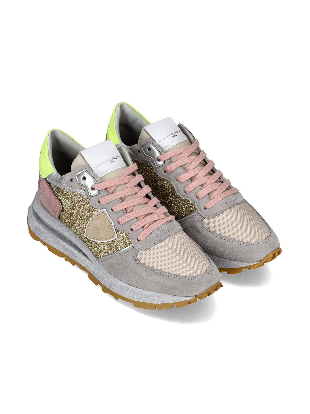 Tropez High Running Sneakers PHILIPPE MODEL Golden