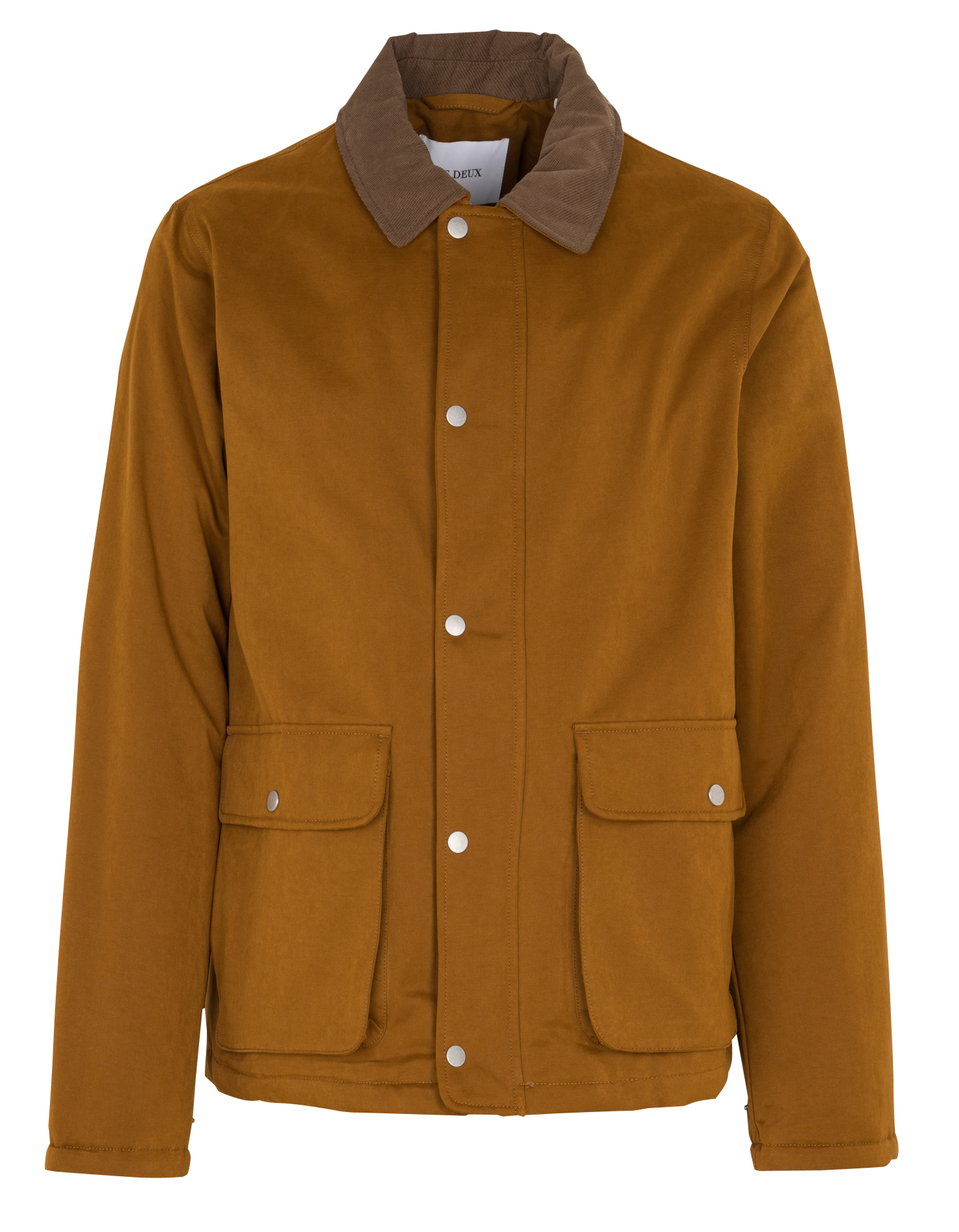 Veste col classique en coton mélangé LES DEUX Marron