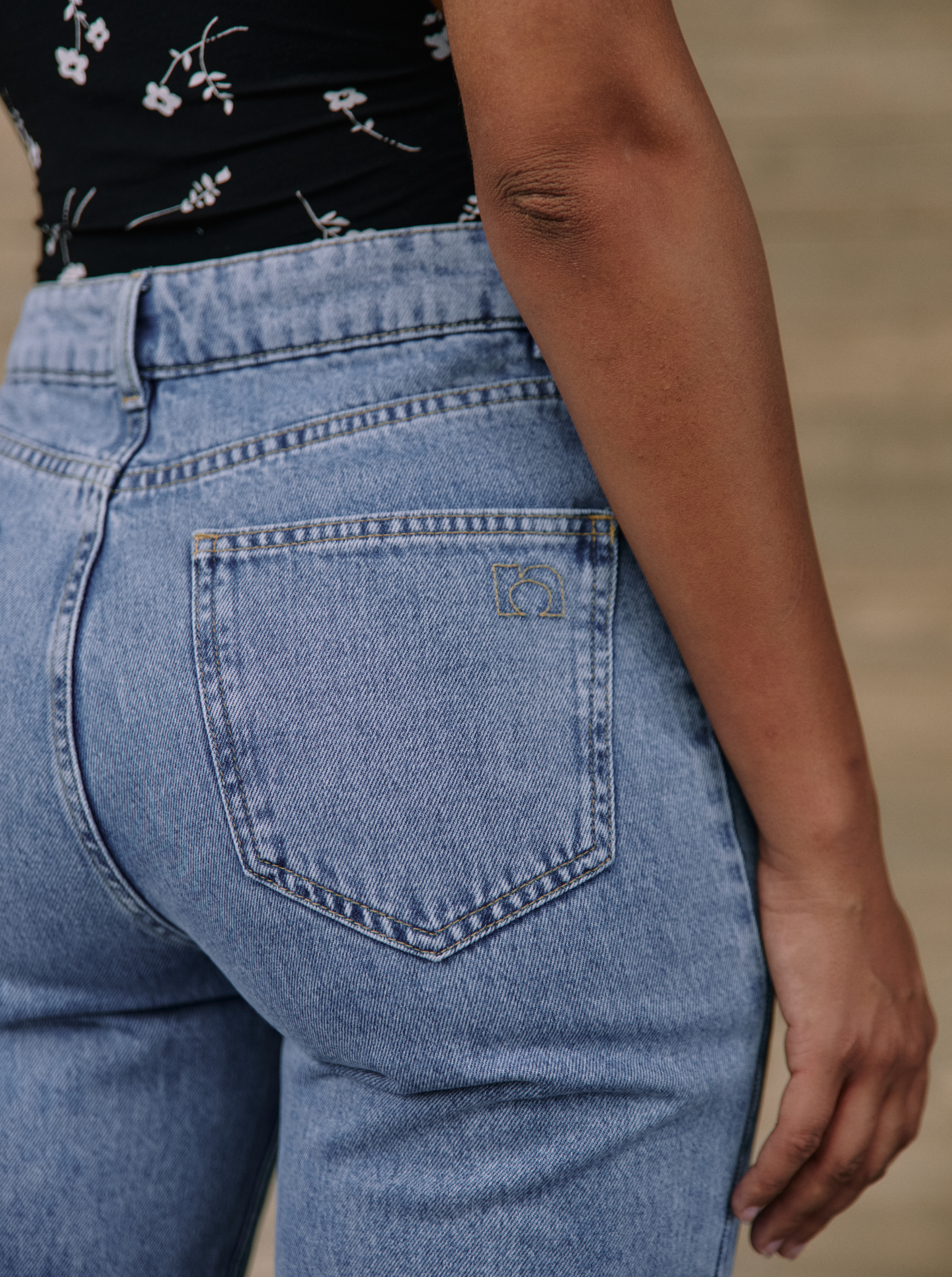 Jean wide leg light blue NOO Bleu