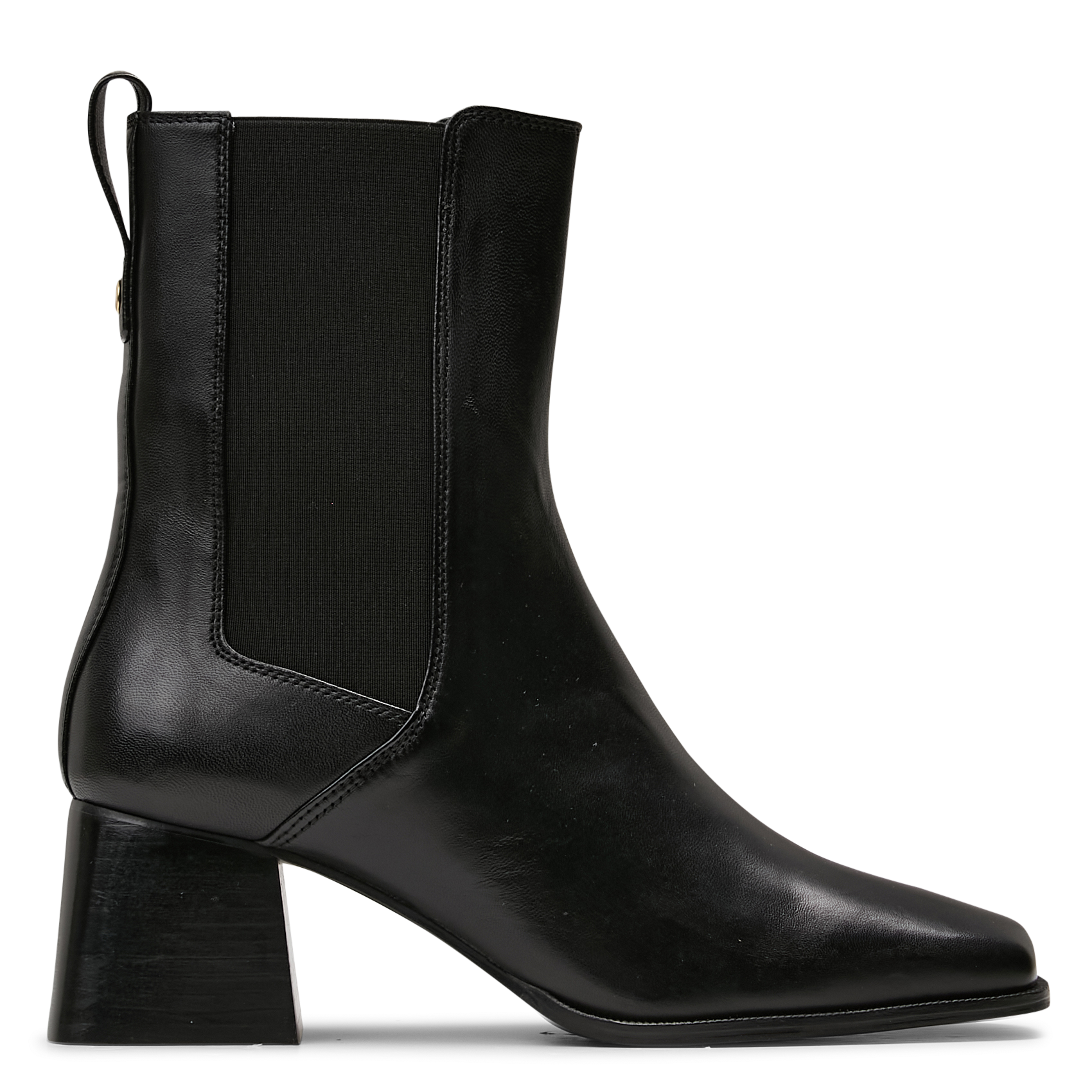 Bottines à talons en cuir BOBBIES Noir