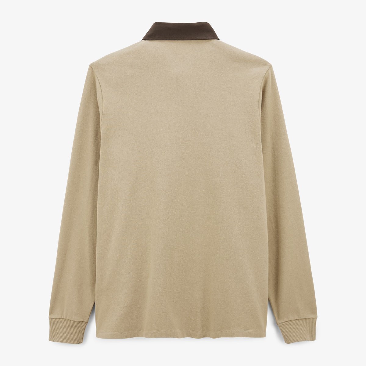 Long-sleeved rugby polo SERGE BLANCO Beige