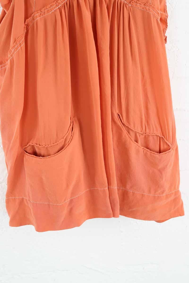 Sleeveless cotton top ISABEL MARANT - Seconde Main Orange
